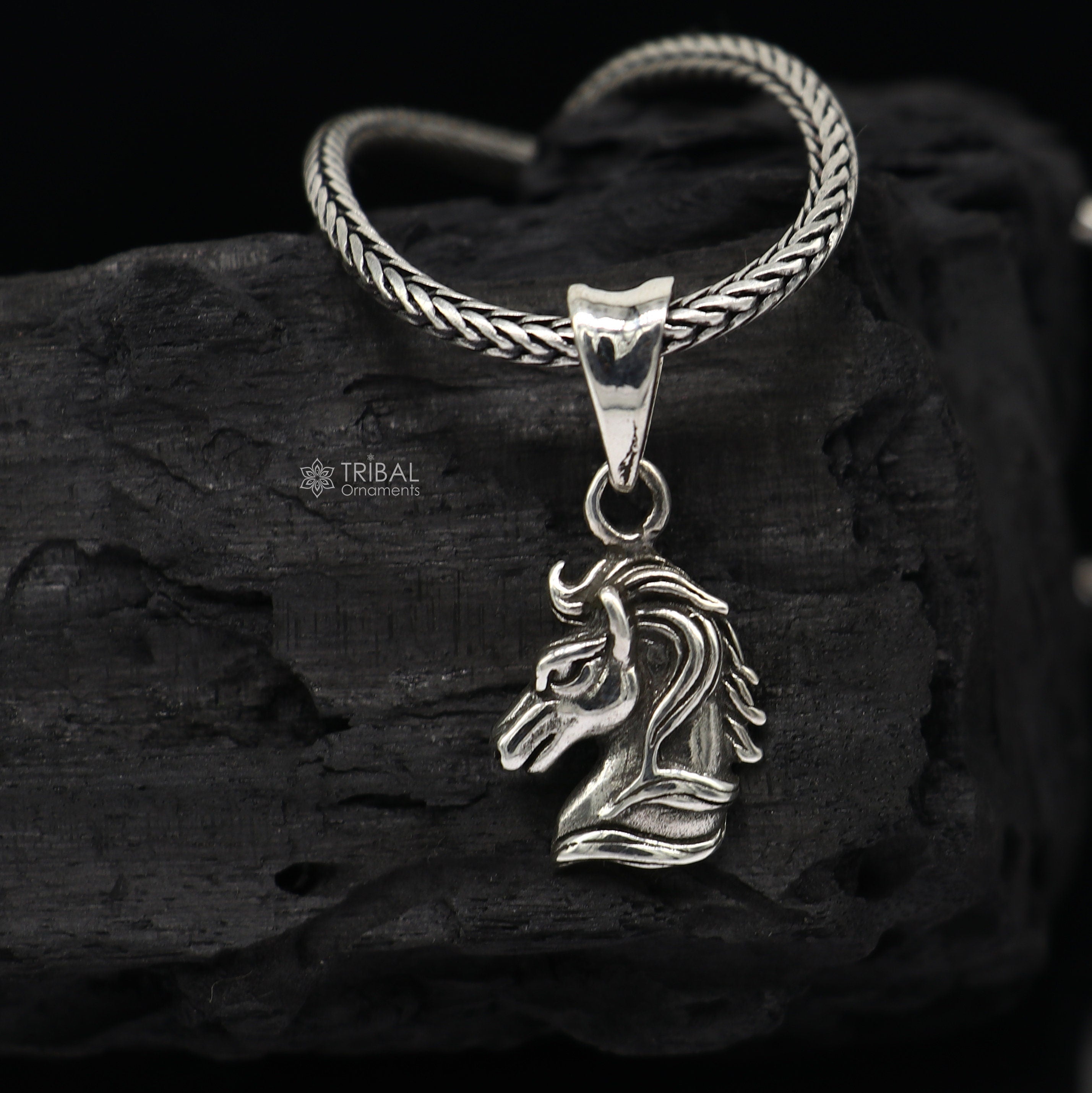 Horse Pendant Necklace | Sterling Silver | Kabana