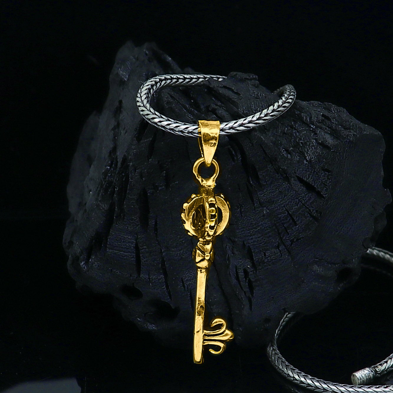 Men Key Pendant Necklace