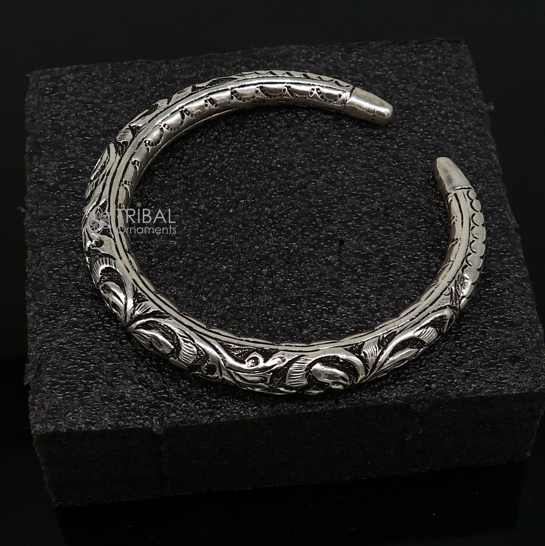 925 Sterling silver handmade fabulous chitai work customized
