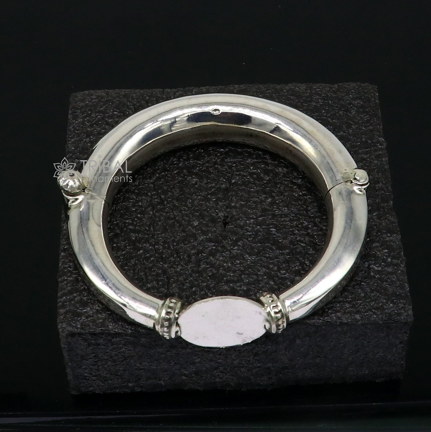 Unique vintage design 925 sterling silver vintage plain design handmade bangle bracelet kada cuff bracelet ethnic Banjara jewelry nsk731 - TRIBAL ORNAMENTS