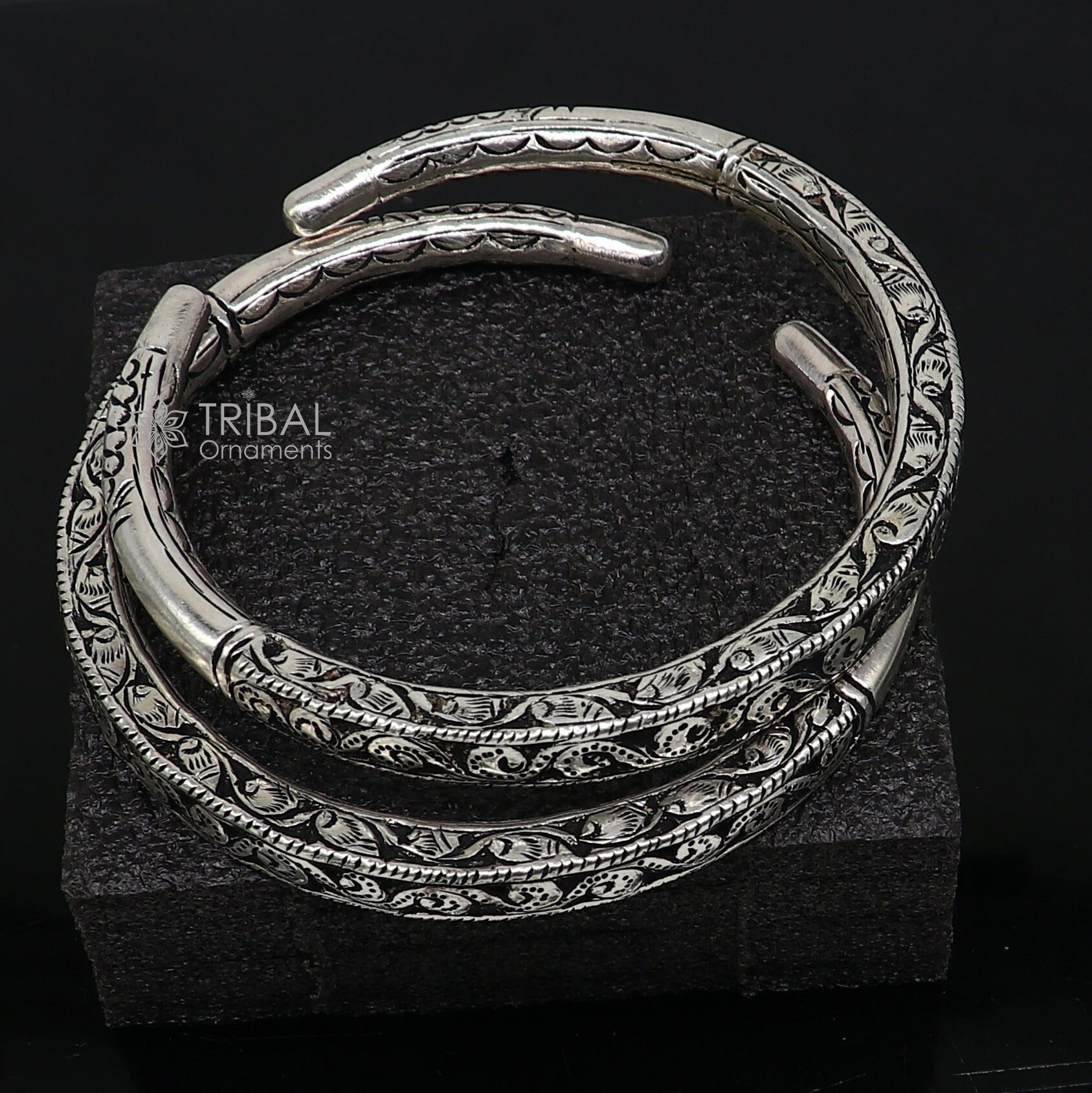Exclusive trendy stylish 925 sterling silver Vintage design handmade gorgeous foot kada ankle bracelet tribal ethnic silver jewelry nsfk101 - TRIBAL ORNAMENTS
