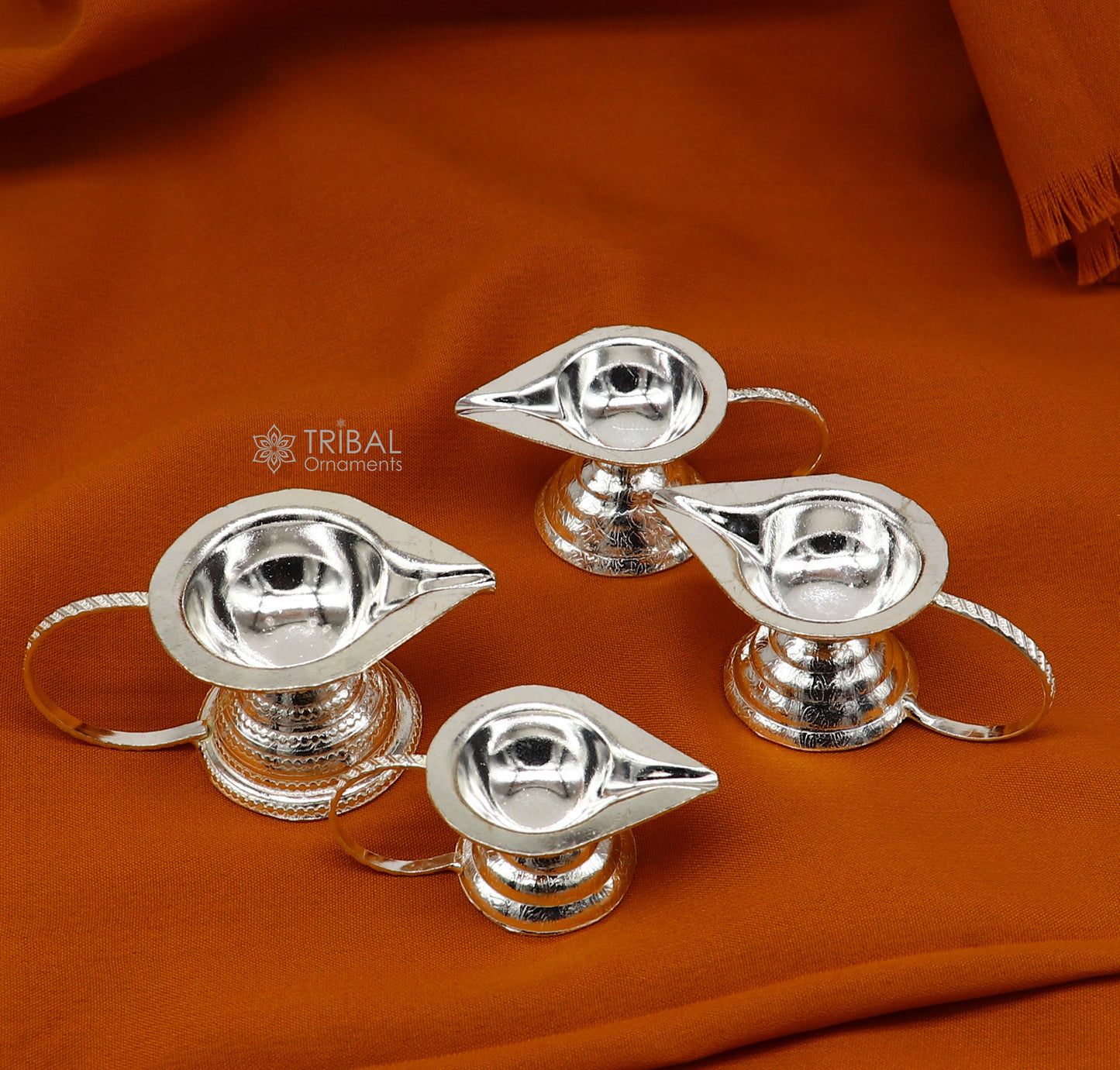 925 sterling silver handmade kappor dani, silver temple utensils, silver diya, deepak, silver single joth kapoor Aarti lamp art su1175 - TRIBAL ORNAMENTS