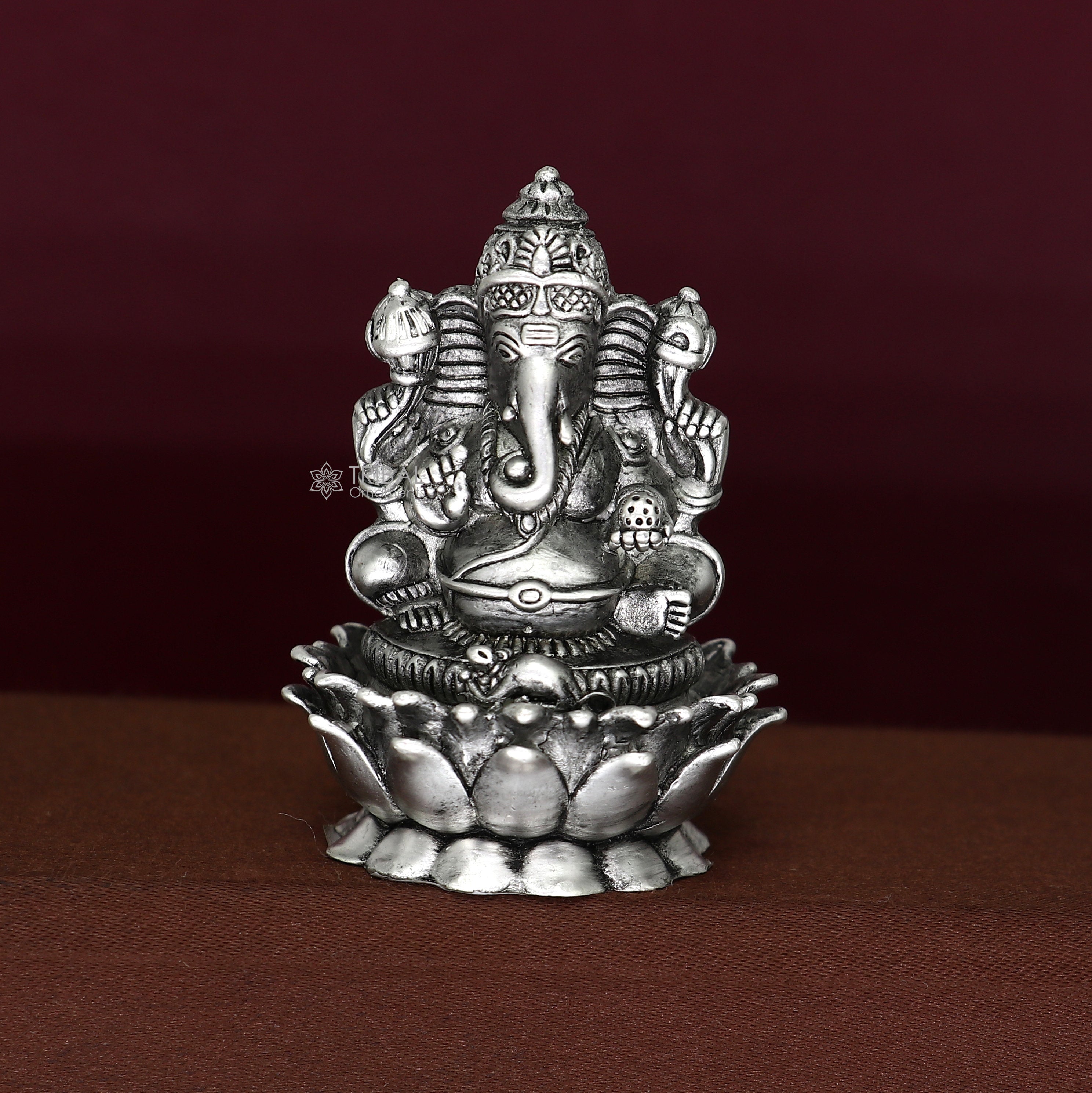 999 Silver Radha Krishna Idol For Gift - Silver Palace