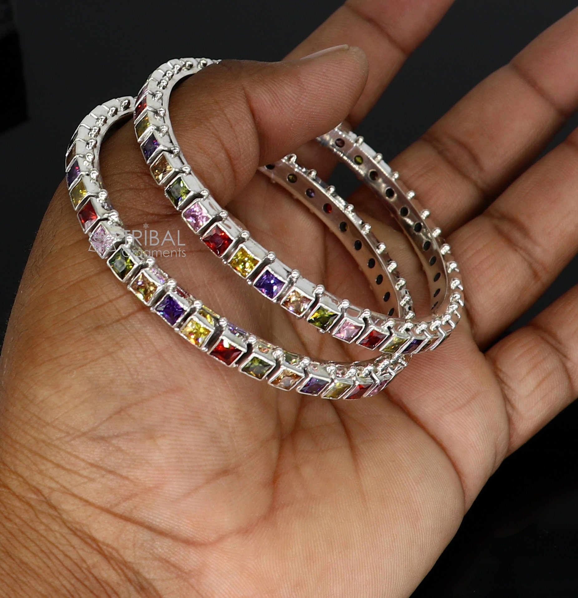 ad silver polish bangle bracelets adspbn220545 – RevaBeads