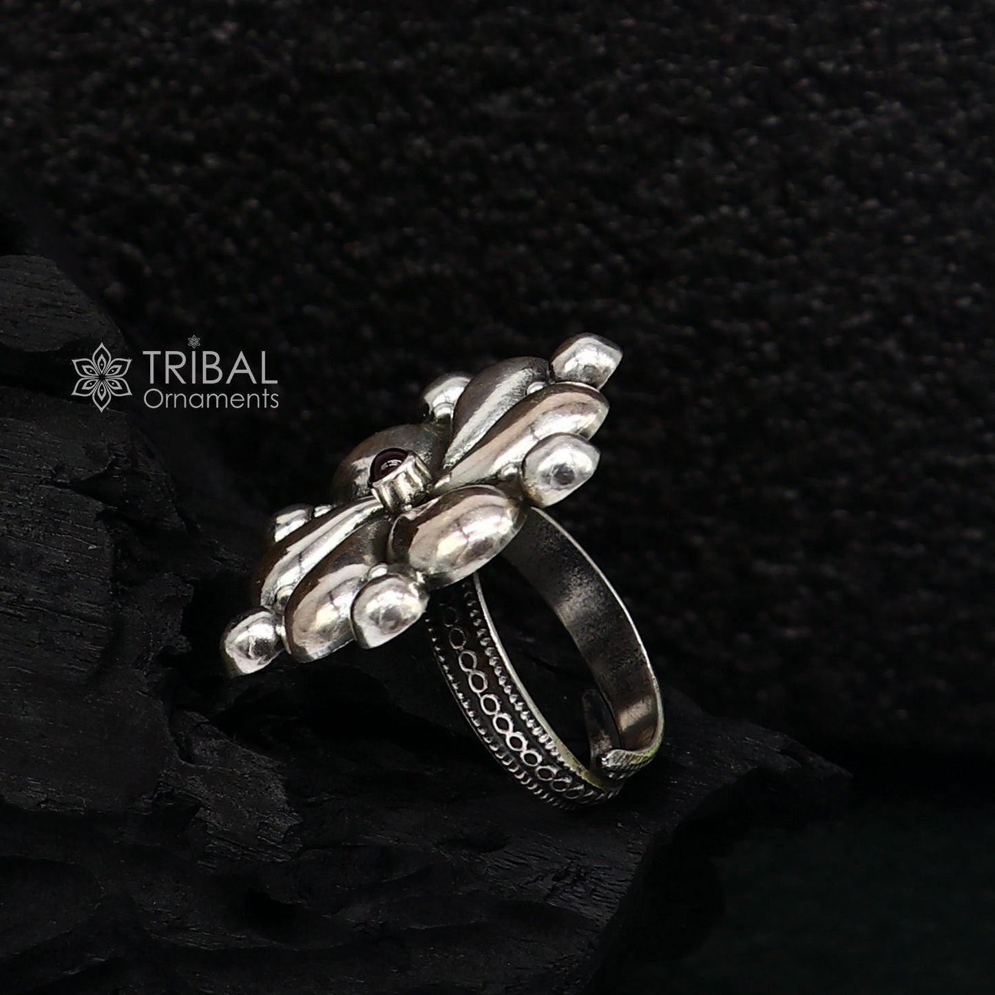 Indian Cultural design handmade silver fabulous vintage adjustable ring with amazing design indian tribal belly dance jewelry sr396 - TRIBAL ORNAMENTS