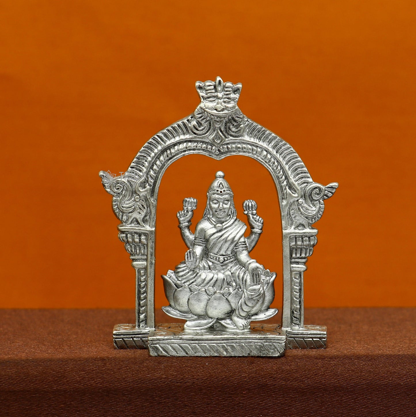5.3CM  Goddess Lakshmi Divine statue figurine for puja,best way for Diwali festival puja or worshipping for wealth and prosperity art738 - TRIBAL ORNAMENTS