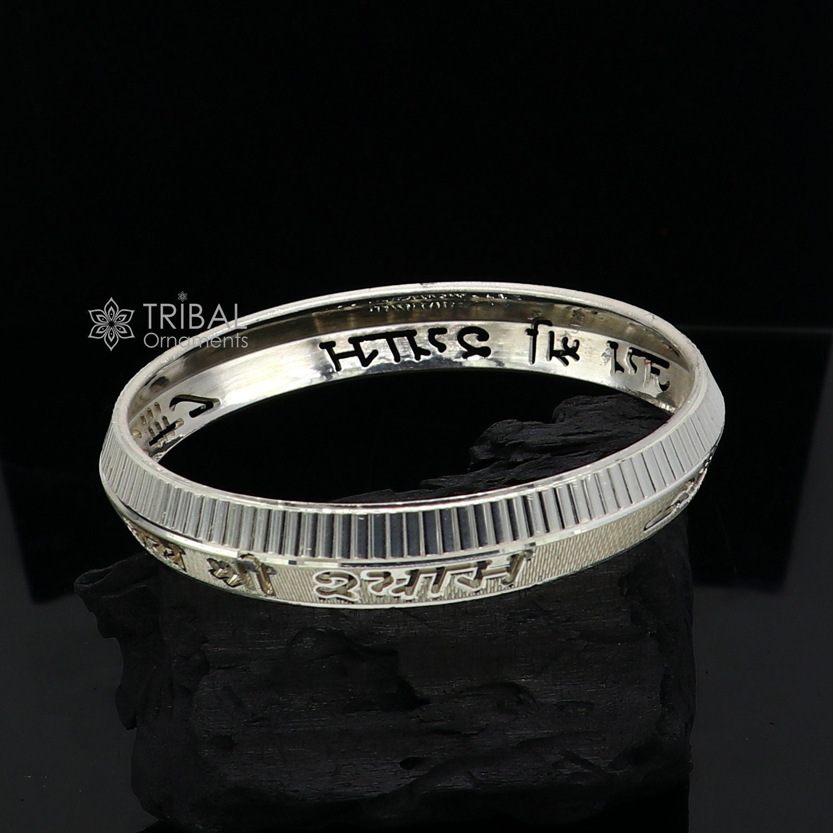 Amazing design Sterling silver bangle bracelet kangan chudi, excellent  customized design bangle kada gift tribal kada jewelry nba220 | TRIBAL  ORNAMENTS