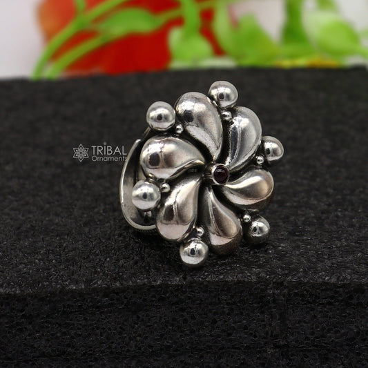 Indian Cultural design handmade silver fabulous vintage adjustable ring with amazing design indian tribal belly dance jewelry sr396 - TRIBAL ORNAMENTS