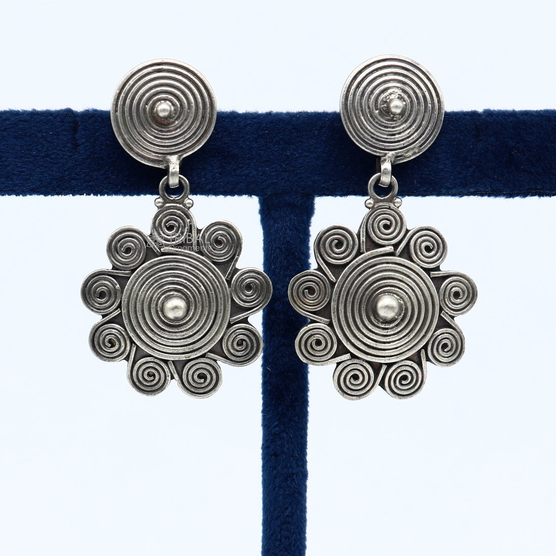 925 sterling silver handcrafted earring, stud earring, amazing Stylish design functional party wear gifting earring wedding jewelry s1230 - TRIBAL ORNAMENTS