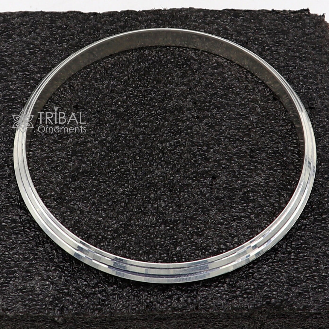 6MM Solid 925 sterling silver handmade punjabi sikha bangle bracelet kada, all sized men's or girl's bangle kada daily use jewelry nsk805 - TRIBAL ORNAMENTS