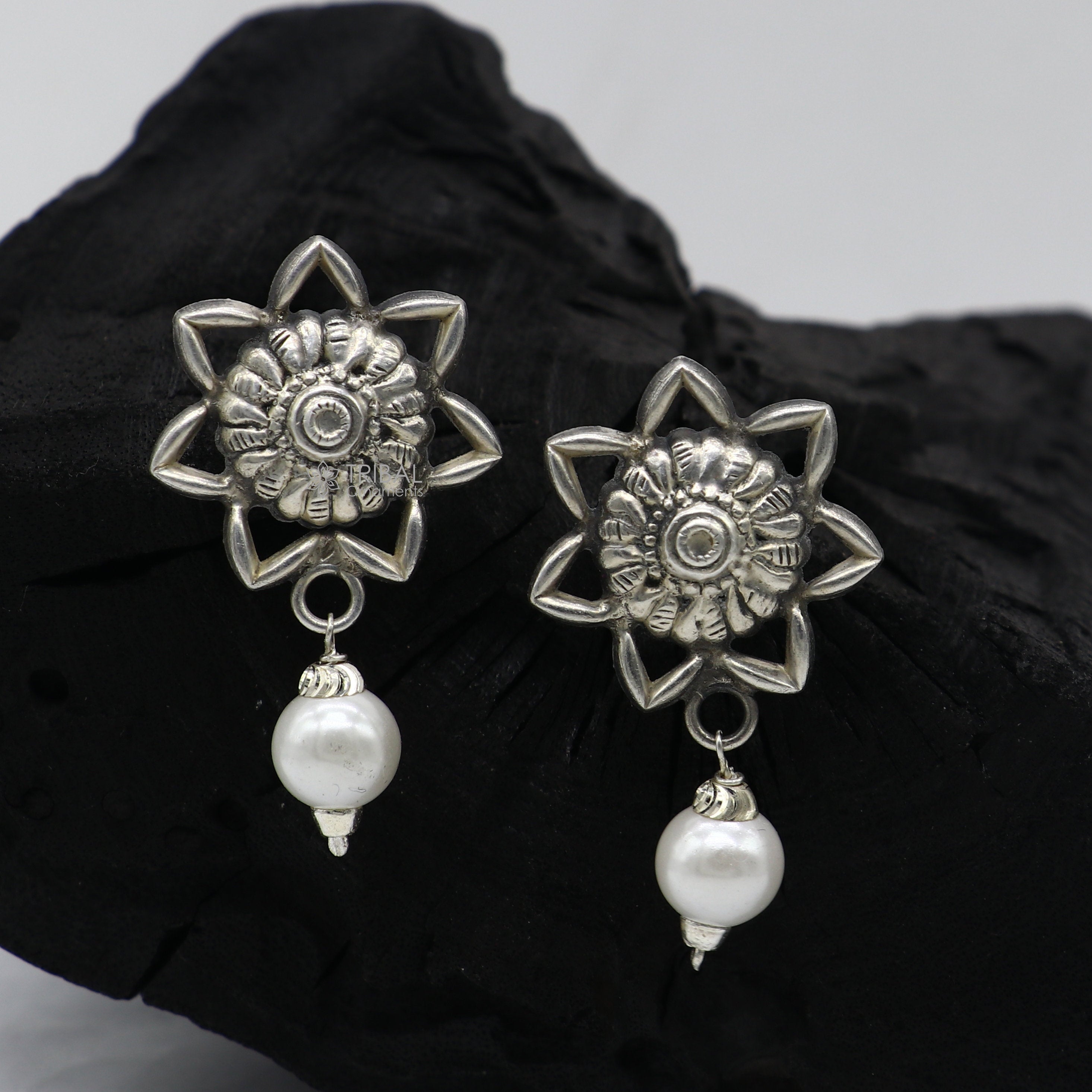 Women Tribal Gold Silver Jhumka Girl Earrings Indian Bollywood Jewelry Gift  USA | eBay