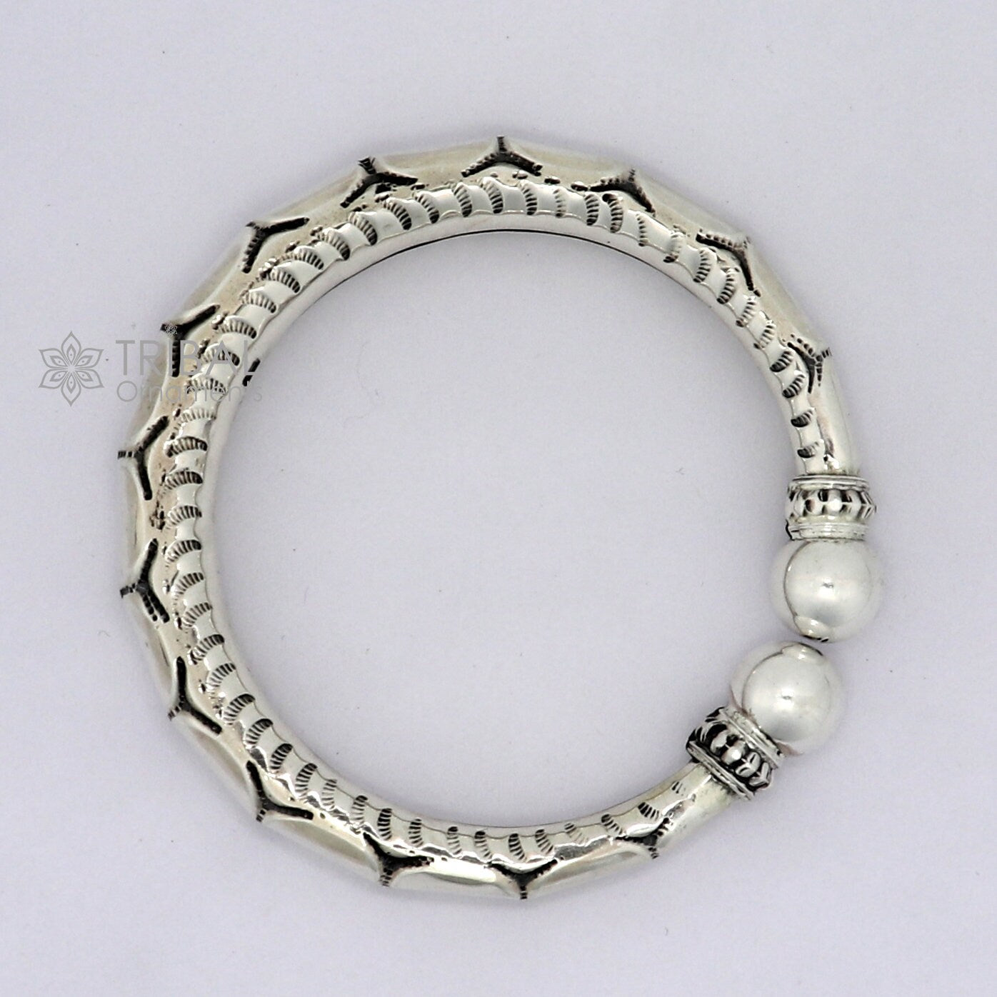 925 sterling silver handmade gorgeous customized work bangle bracelet kada, vintage antique design stylish bangle unisex jewelry nsk794 - TRIBAL ORNAMENTS