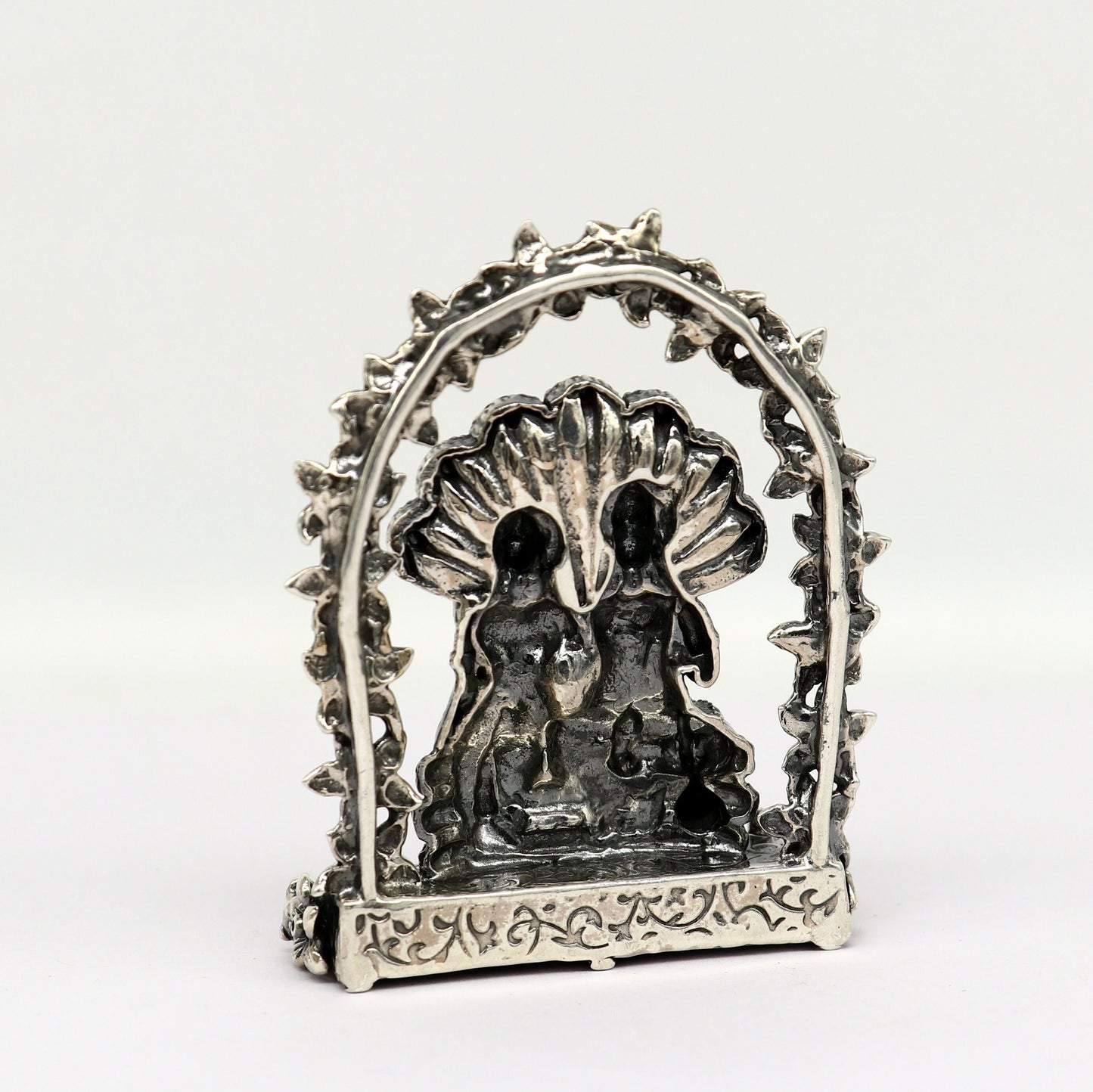 925 Sterling silver handmade Idols Laxmi & Lord Vishnu Statue figurine, Lakshmi Narayan with Sheshnag, laxmi narayanan satue sculpture art14 - TRIBAL ORNAMENTS