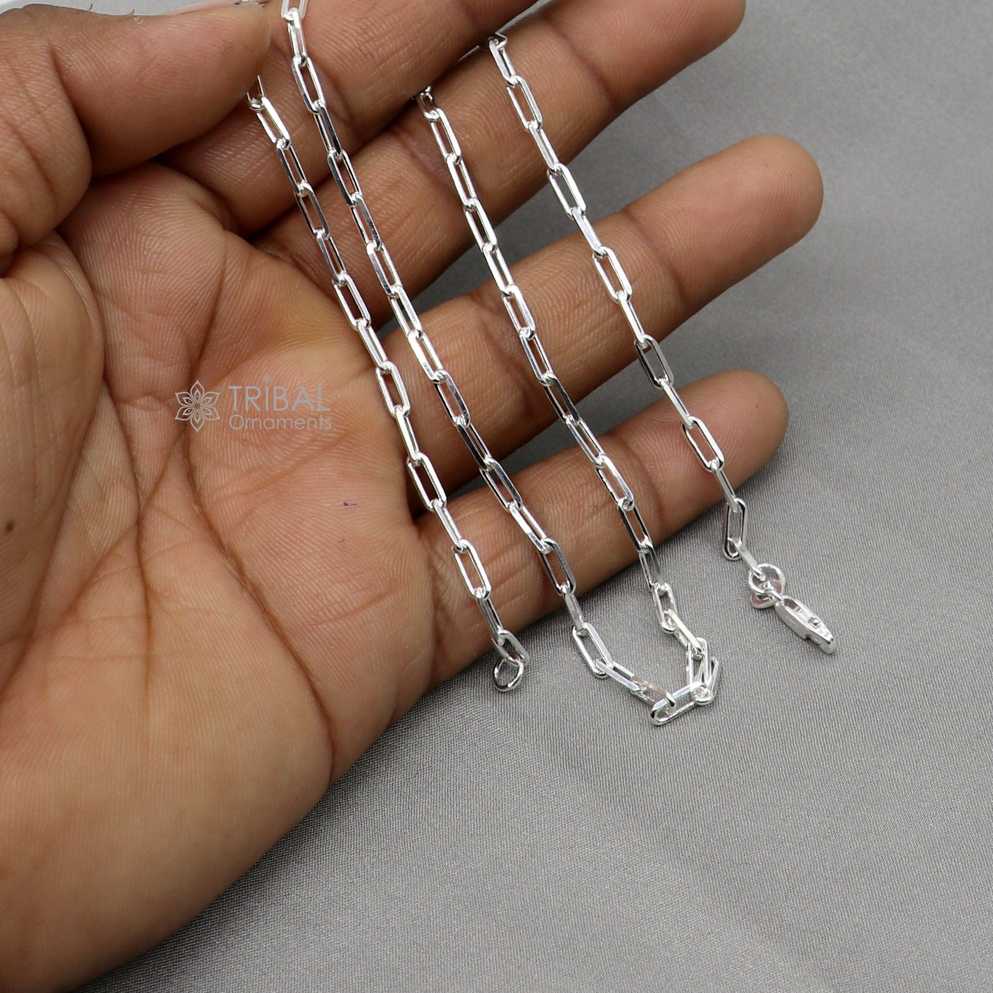 Sterling silver online chain 3mm