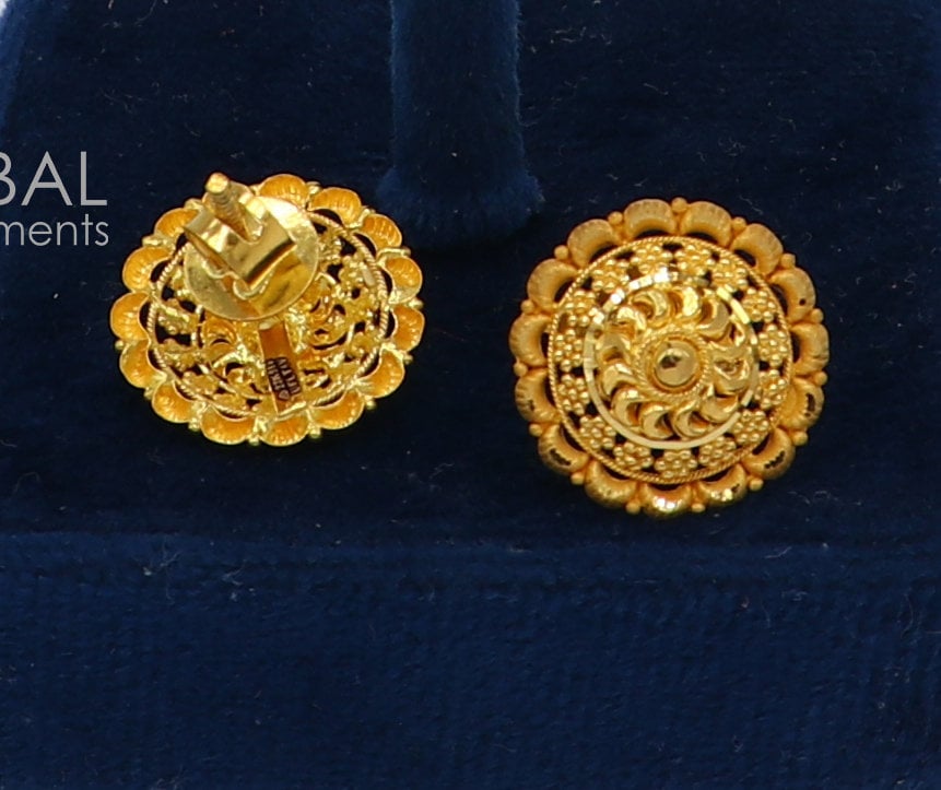 Shining Jewel Traditonal Gold Stud Earrings for Women (SJ_1936)