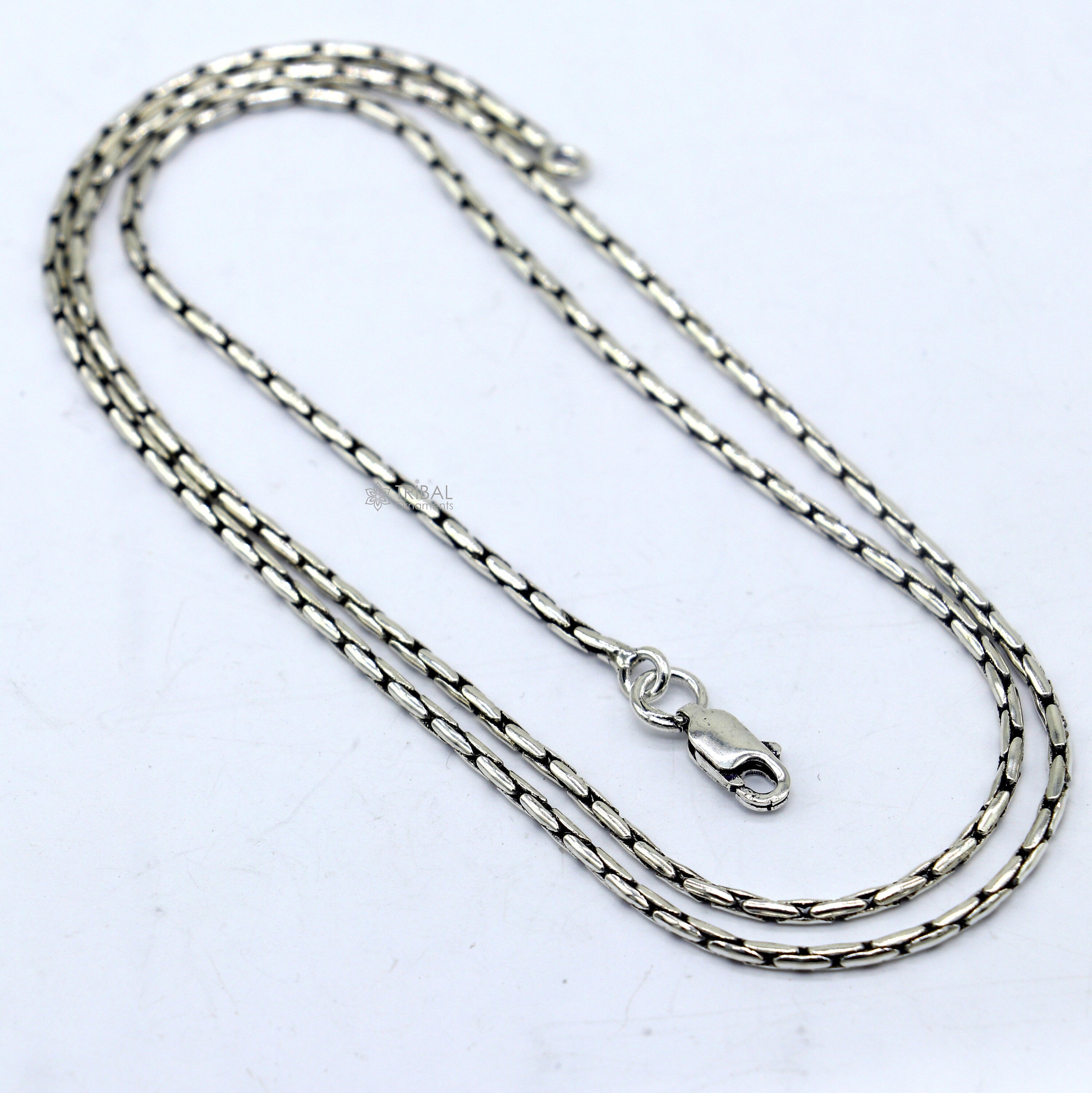 Vintage Sterling Silver Fancy Box Style Men's Women's selling Ladies Necklace Chain Lot