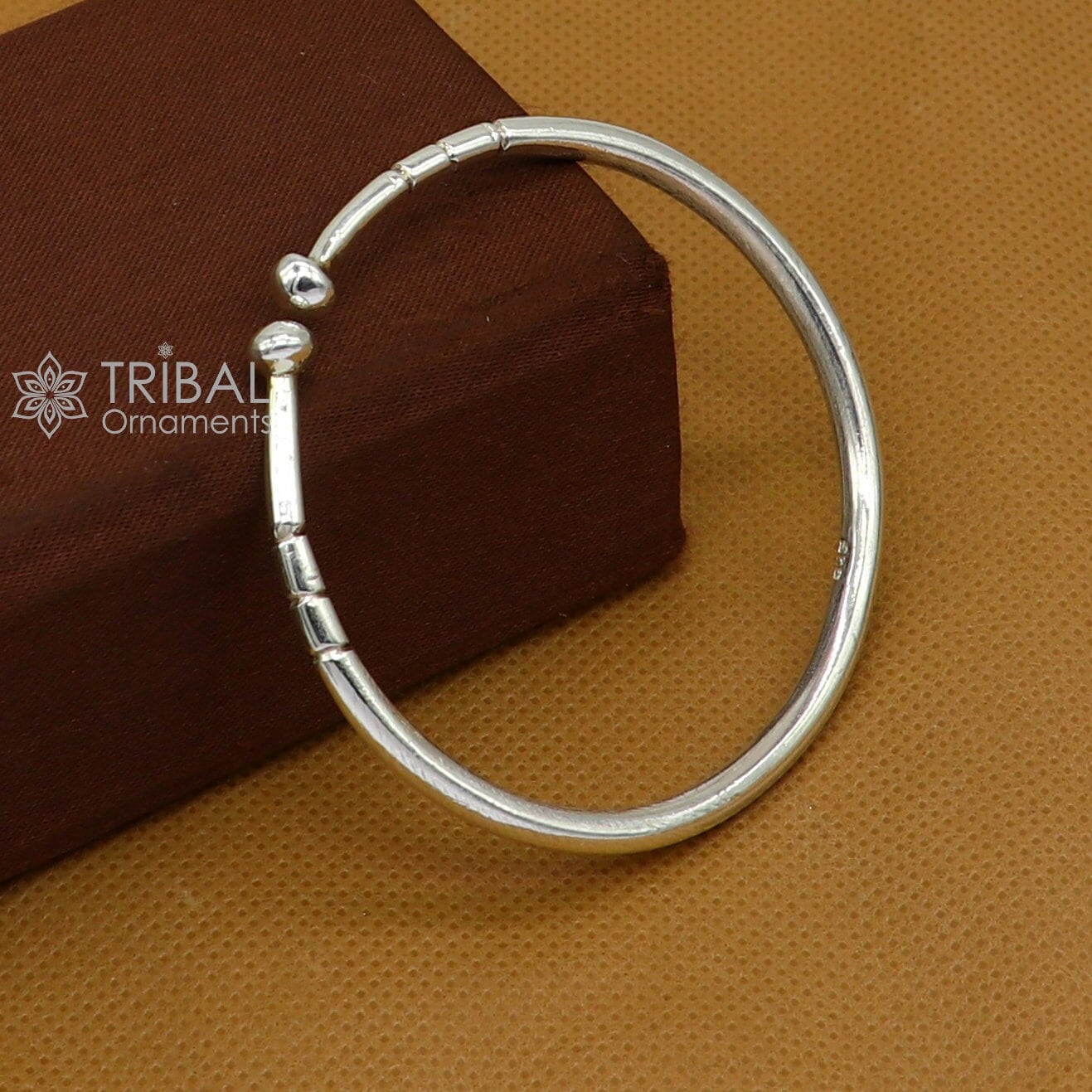 925 Sterling silver/Silver Cuff Bracelet/Mens Silver Bangle bracelet/solid cuff kada bracelet for both men's or girls cuff215 - TRIBAL ORNAMENTS