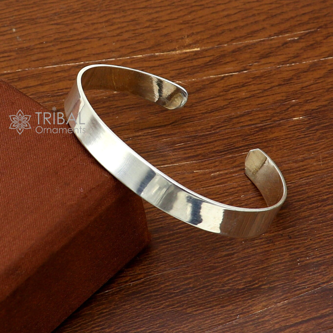 925 Sterling silver/Mens Silver Cuff Bracelet/Mens Silver Bangle bracelet/Mens solic cuff kada bracelet cuff211 - TRIBAL ORNAMENTS