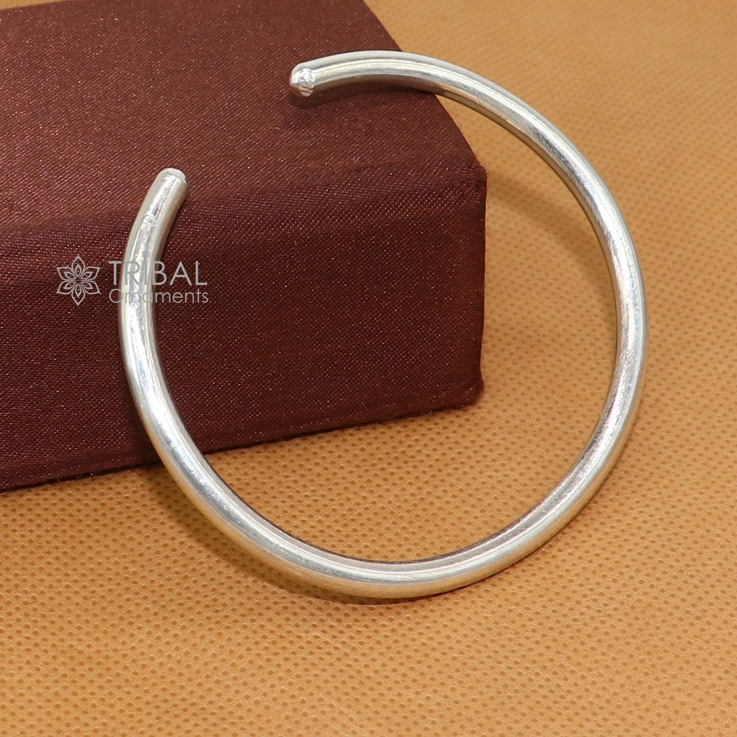 925 Sterling silver/Silver Cuff Bracelet/Mens Silver Bangle bracelet/solid cuff kada bracelet for both men's girls cuff213 - TRIBAL ORNAMENTS