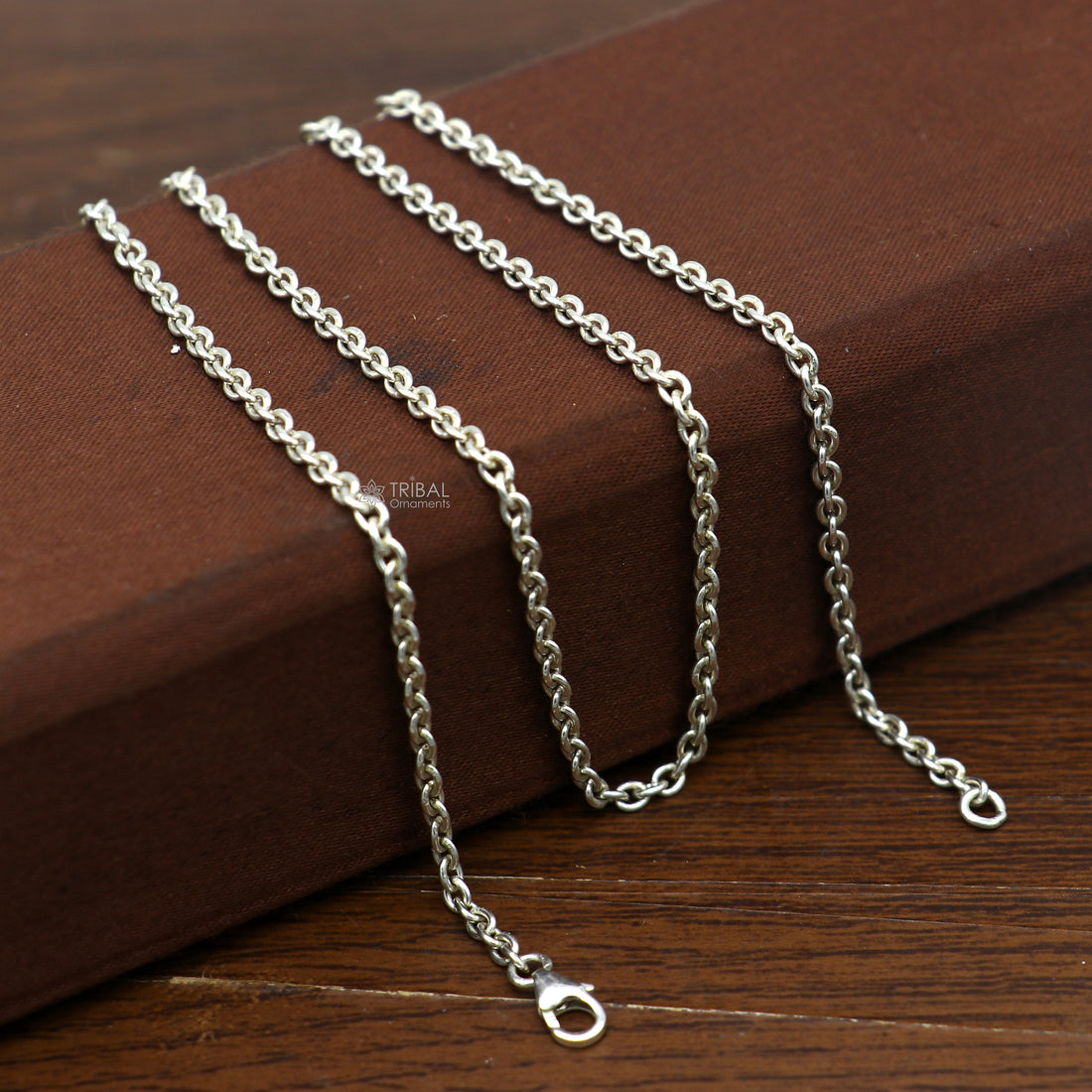 Pure 925 sterling silver handmade Link chain rolo design baby kids chain, waist chain, gorgeous kids or girl's chain tribal jewelry ch584 - TRIBAL ORNAMENTS