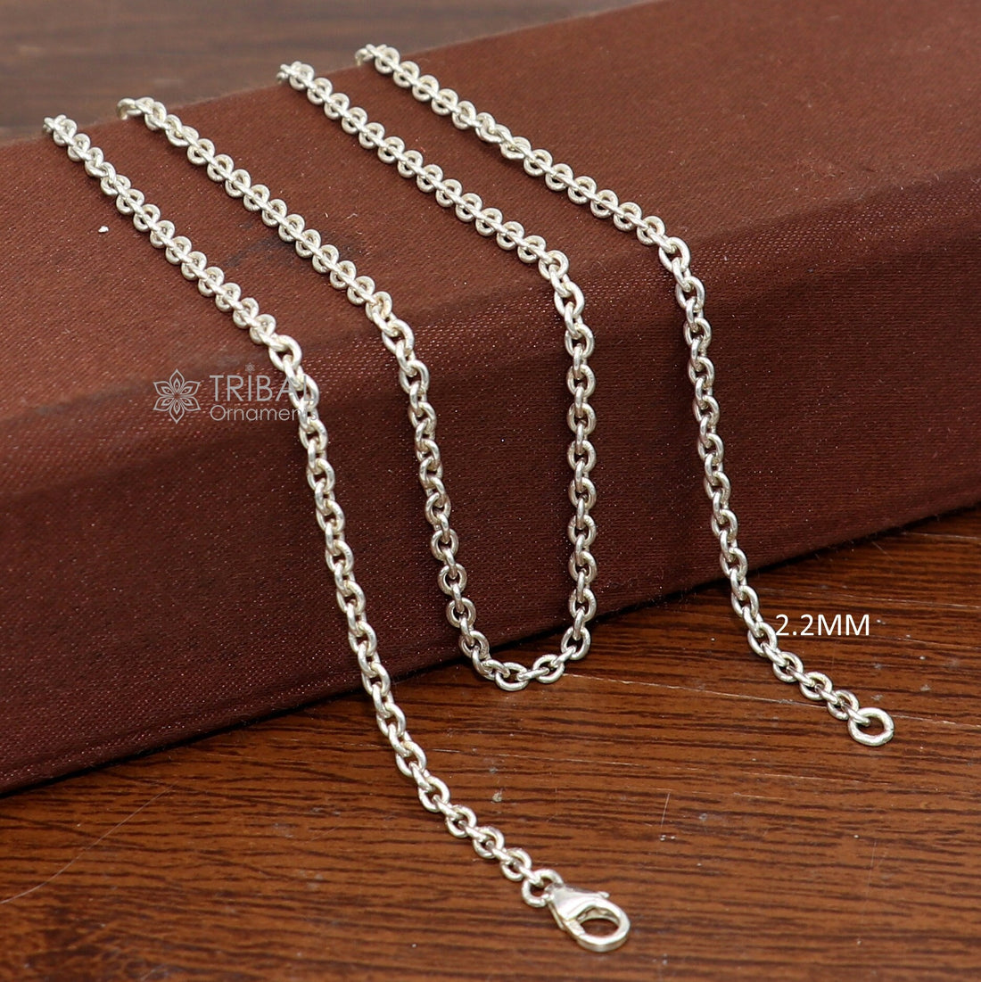 Pure 925 sterling silver handmade Link chain rolo design baby kids chain, waist chain, gorgeous kids or girl's chain tribal jewelry ch584 - TRIBAL ORNAMENTS