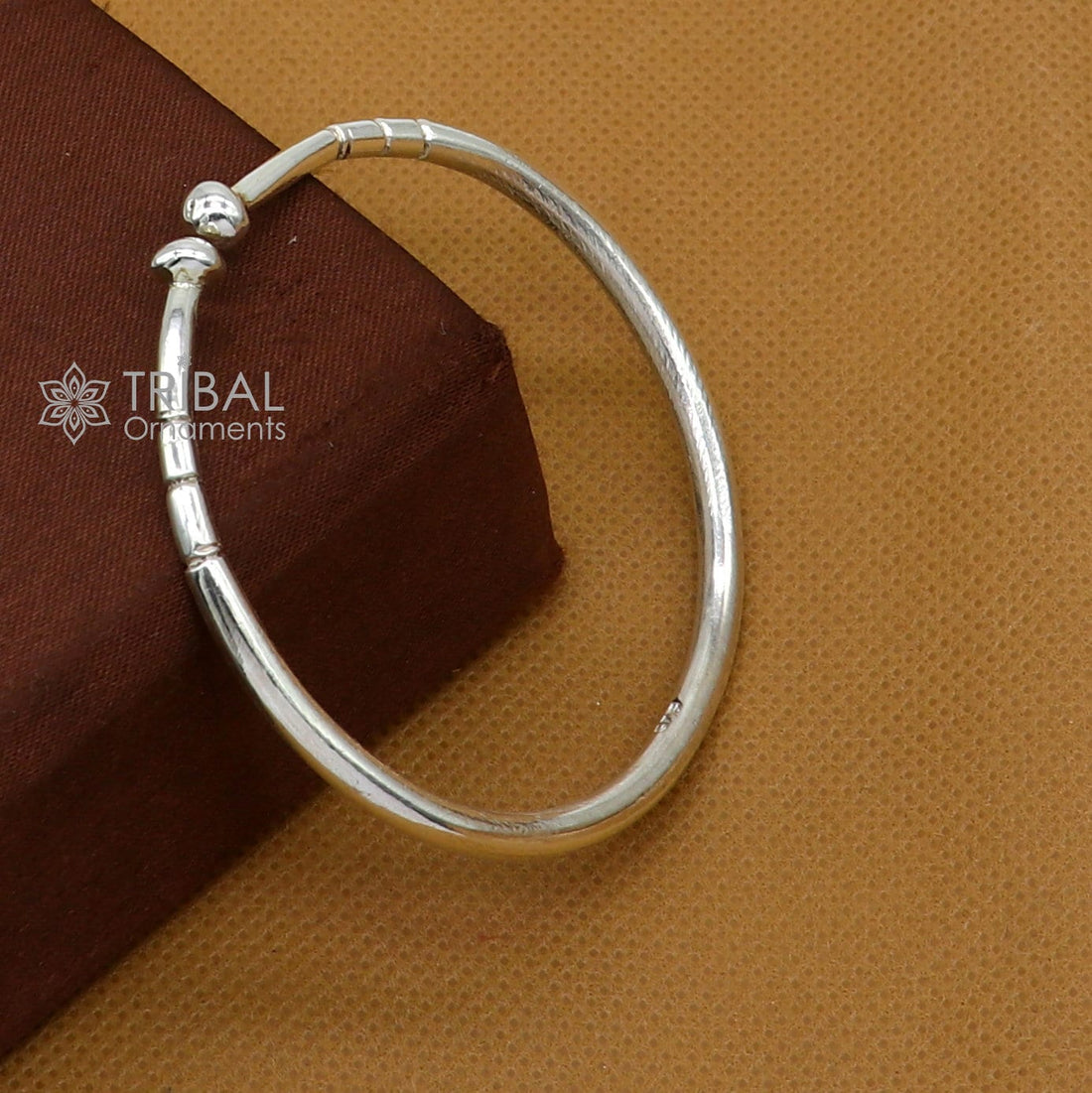 925 Sterling silver/Silver Cuff Bracelet/Mens Silver Bangle bracelet/solid cuff kada bracelet for both men's or girls cuff215 - TRIBAL ORNAMENTS