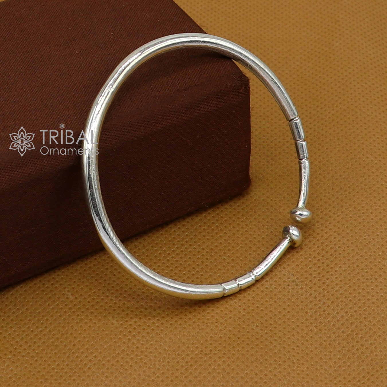 925 Sterling silver/Silver Cuff Bracelet/Mens Silver Bangle bracelet/solid cuff kada bracelet for both men's or girls cuff215 - TRIBAL ORNAMENTS