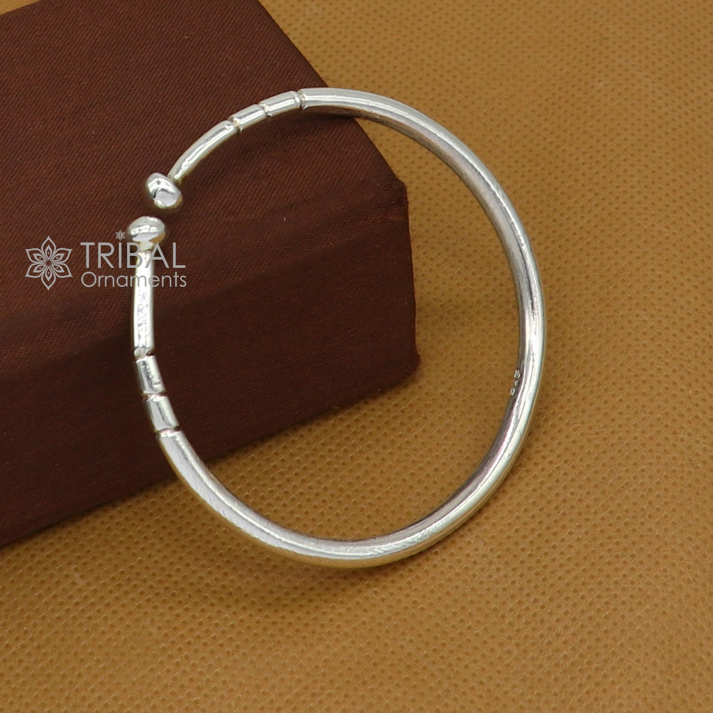 925 Sterling silver/Silver Cuff Bracelet/Mens Silver Bangle bracelet/solid cuff kada bracelet for both men's or girls cuff215 - TRIBAL ORNAMENTS