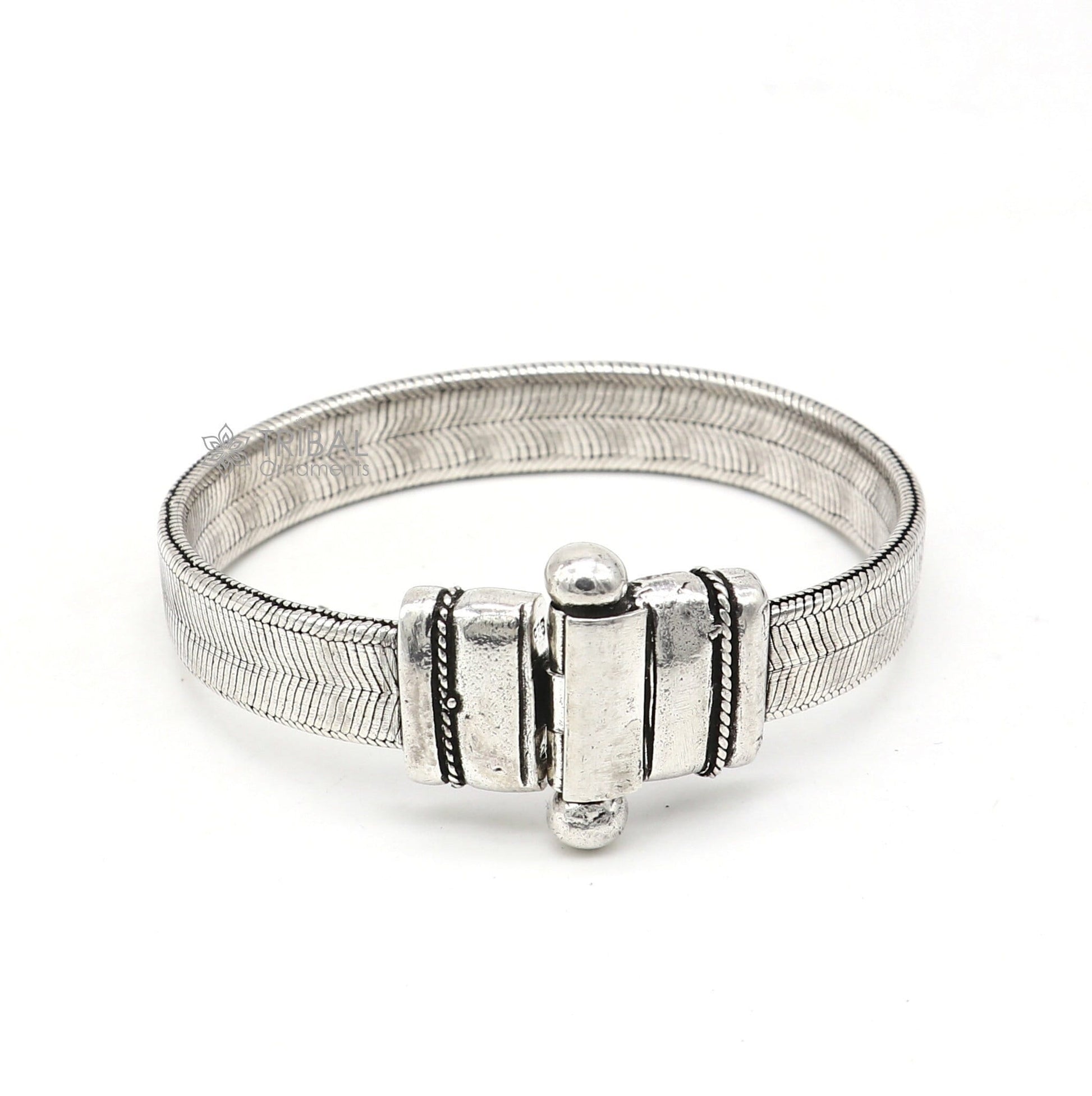 11MM" 925 sterling silver customized snake chain belt bracelet vintage design stylish men's gifting wrist belt jewelry sbr728 - TRIBAL ORNAMENTS
