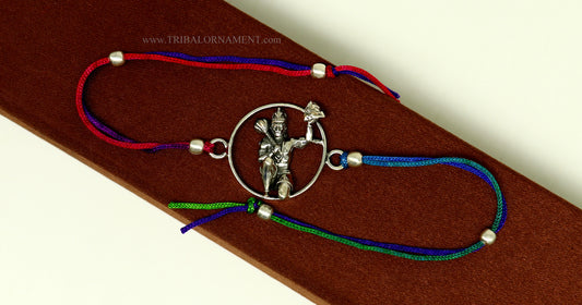 925 sterling silver handmade beautiful R letter design Rakhi Bracelet,  amazing stylish gift for Rakshabandhan rk100