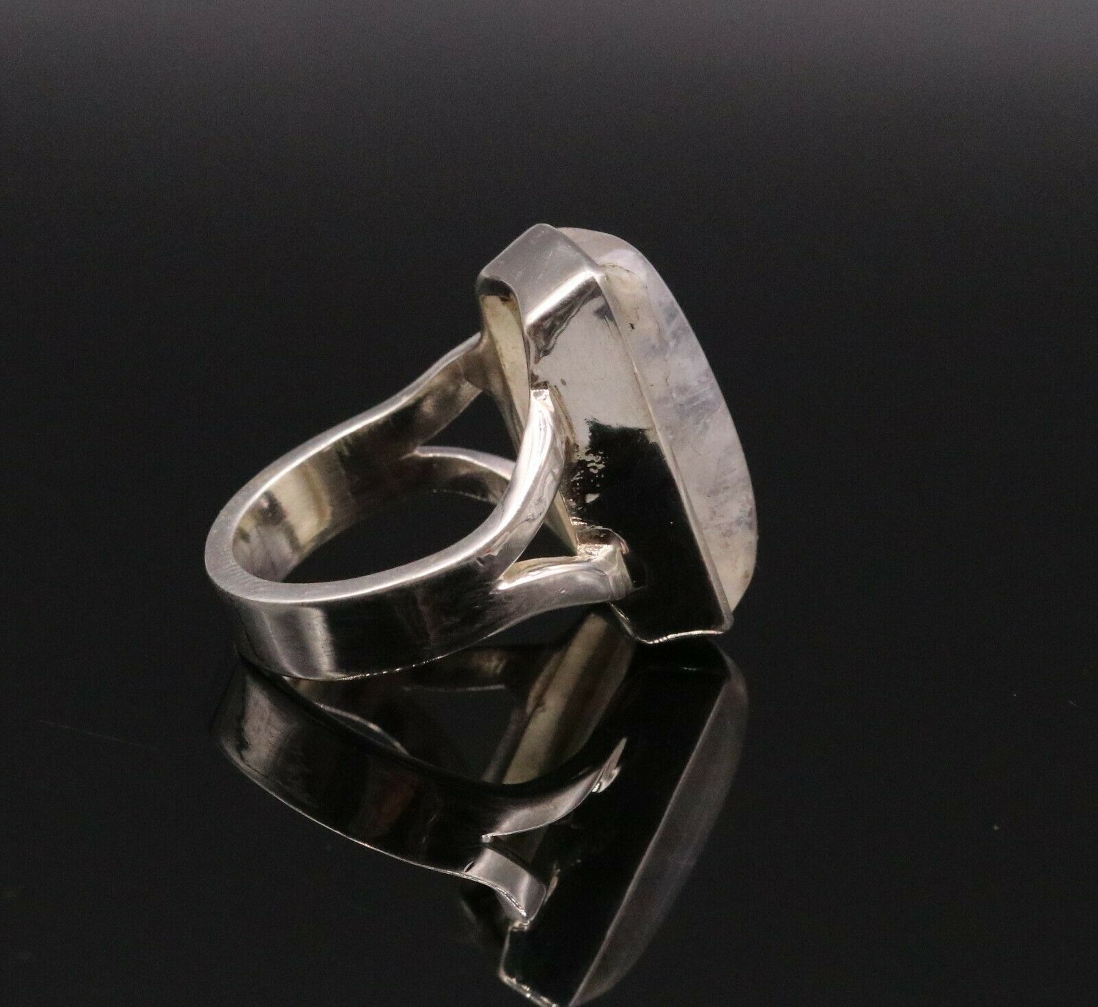 LJHG Green Mint Black Moonstone Ring for Women Vintage Men Stone Ring Boho  Jewelry Gift to Girlfriend-9,Moon : Amazon.com.be: Fashion