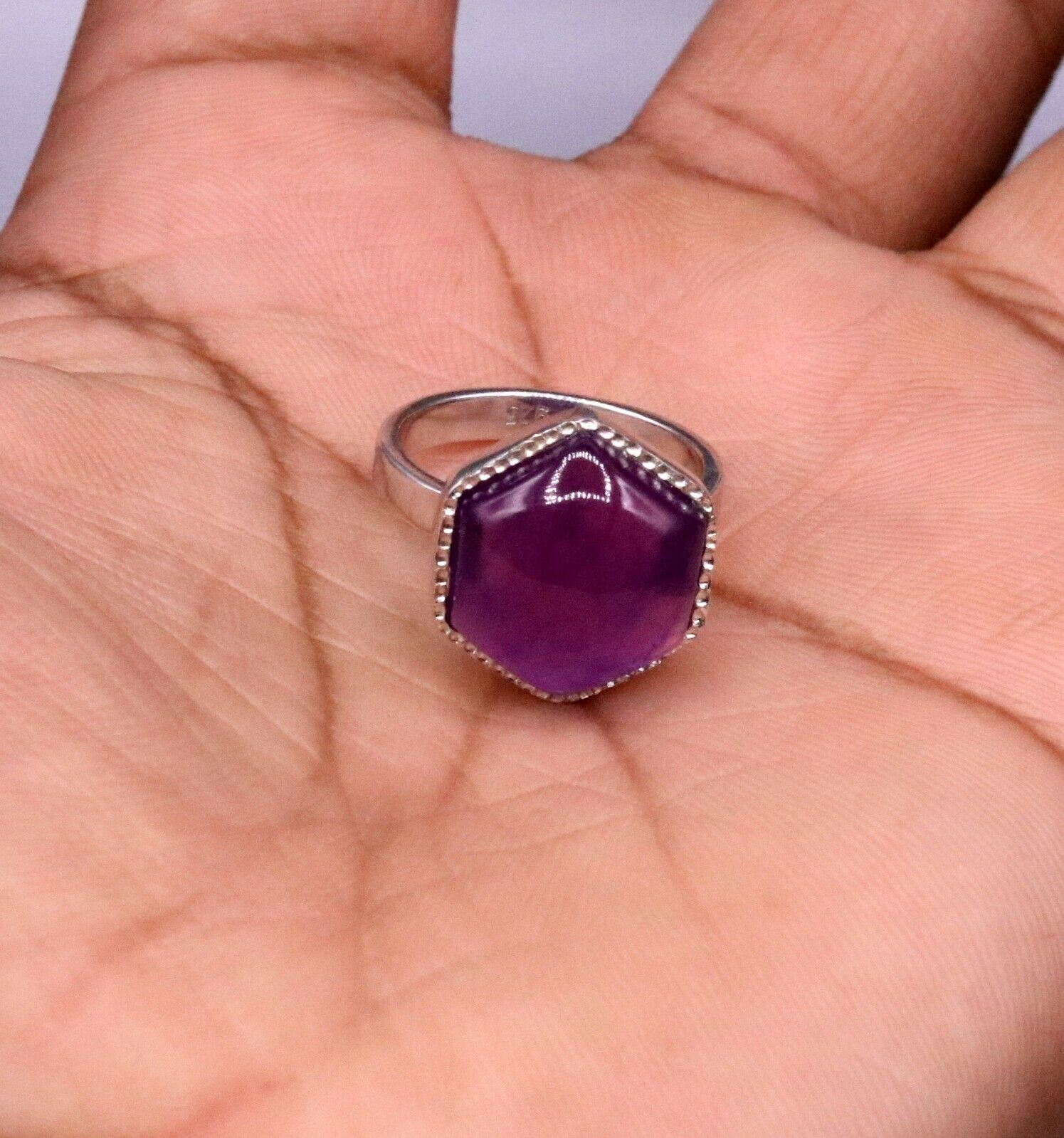 Amethyst Stone Ring – simsumfinejewelry
