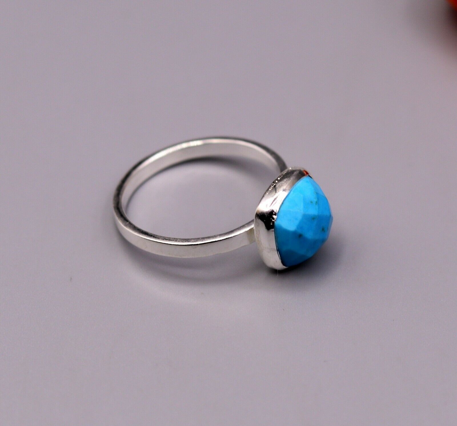 Turquoise Ring | Vintage Design Inspired | 22k Gold Ring