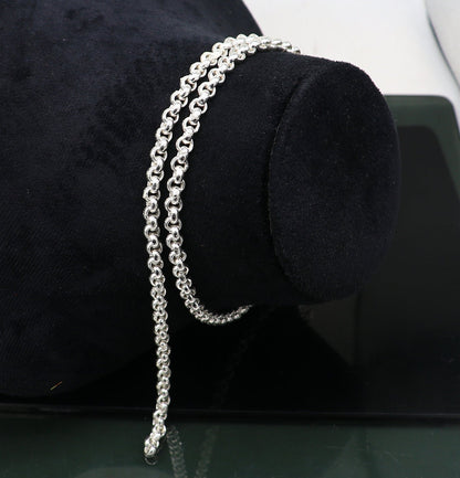 Amazing belly chain, necklace chain or bracelet and anklet, solid 925 sterling silver chain necklace ethnic jewelry belly dance ch200 - TRIBAL ORNAMENTS