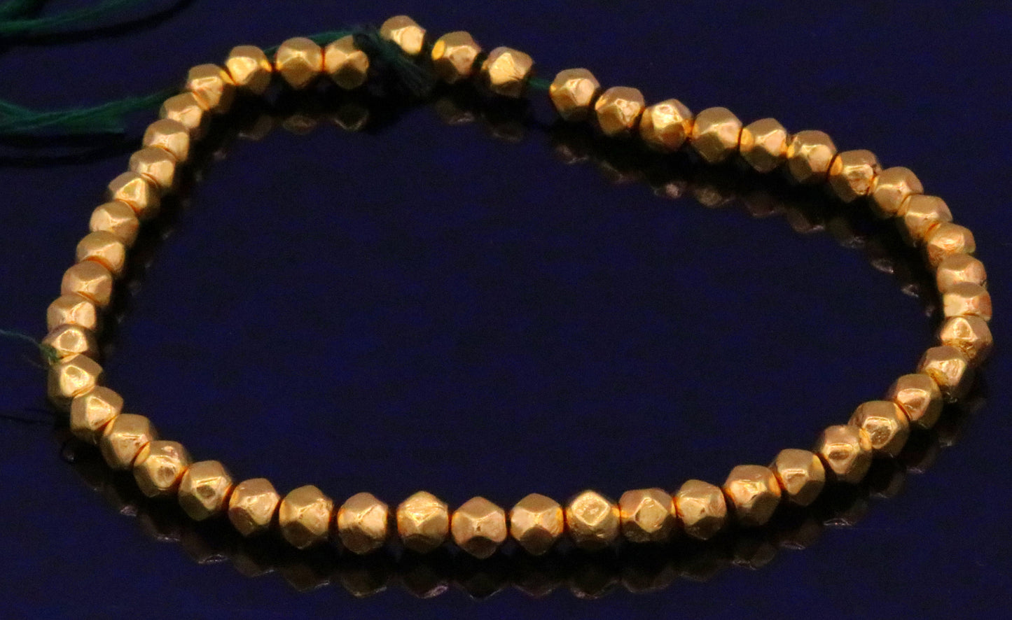 20 pieces Vintage handmade 20kt yellow gold beads ball for excellent jewelry making idea tribal rajasthani beads - TRIBAL ORNAMENTS