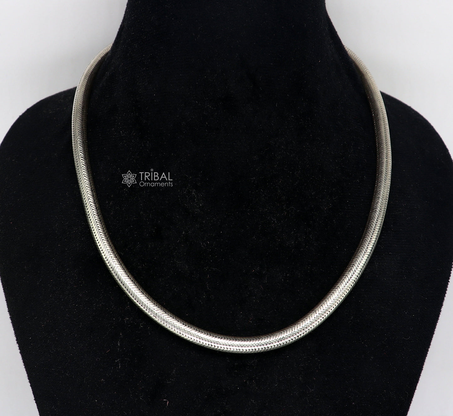 6mm 20" solid 925 sterling silver handmade snake chain, pendant chain Amazing unique necklace vintage stylish heavy chain jewelry ch0566 - TRIBAL ORNAMENTS