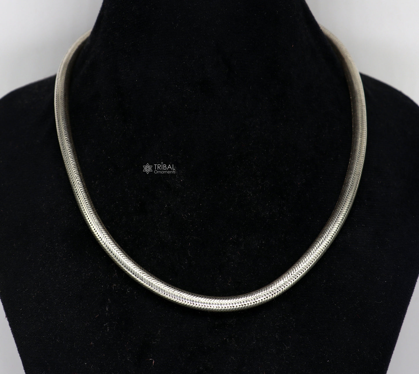 6mm 20" solid 925 sterling silver handmade snake chain, pendant chain Amazing unique necklace vintage stylish heavy chain jewelry ch0566 - TRIBAL ORNAMENTS