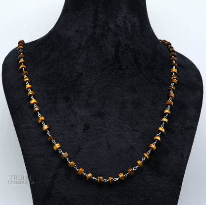 Exclusive color stone beaded necklace in 925 sterling silver, designed for women and girls, ideal for daily wear and gifting.