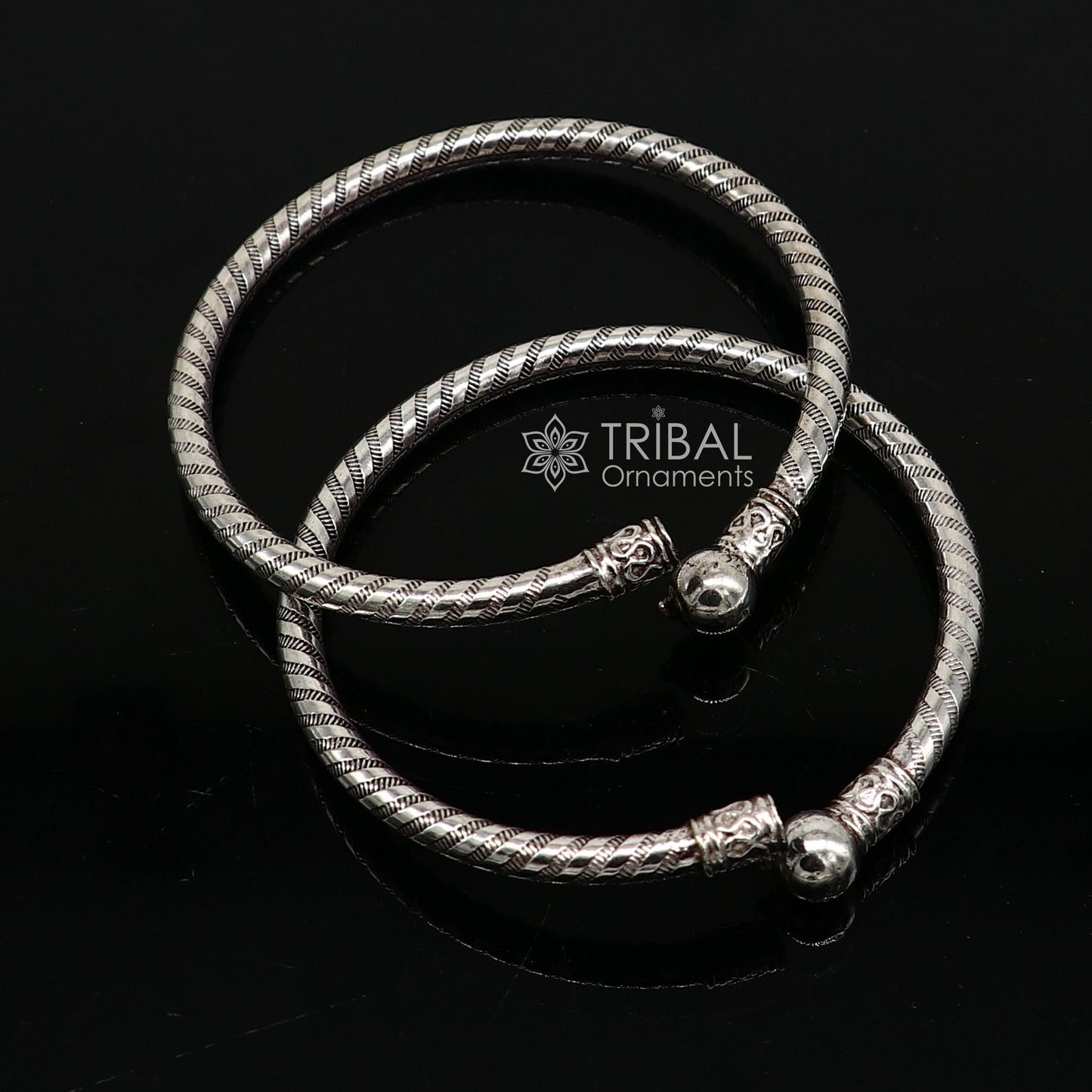 925 sterling silver handmade unique cultural design trendy kada bracelet for men's and girl's, best delicate Light weight jewelry nsk666 - TRIBAL ORNAMENTS