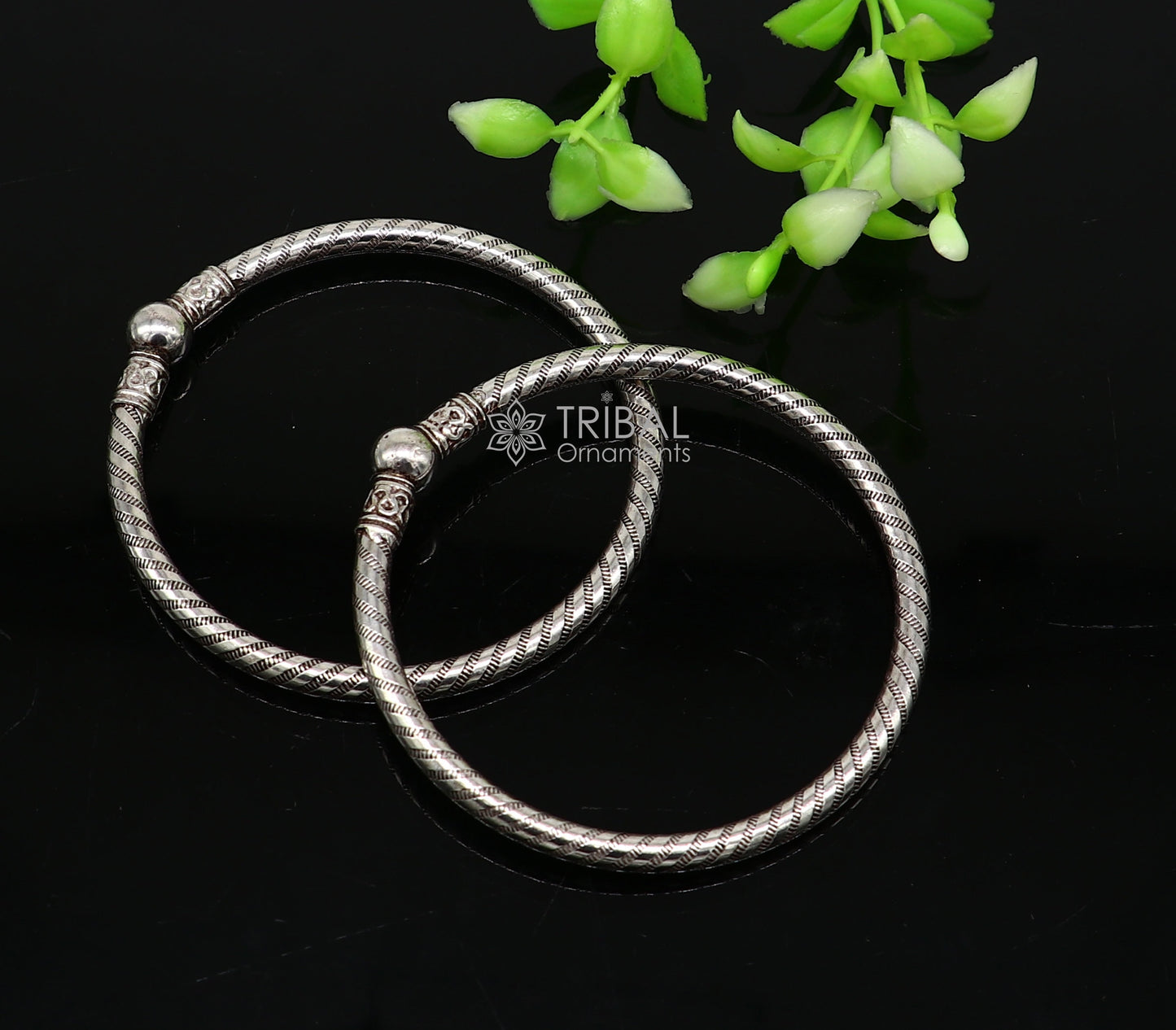 925 sterling silver handmade unique cultural design trendy kada bracelet for men's and girl's, best delicate Light weight jewelry nsk666 - TRIBAL ORNAMENTS