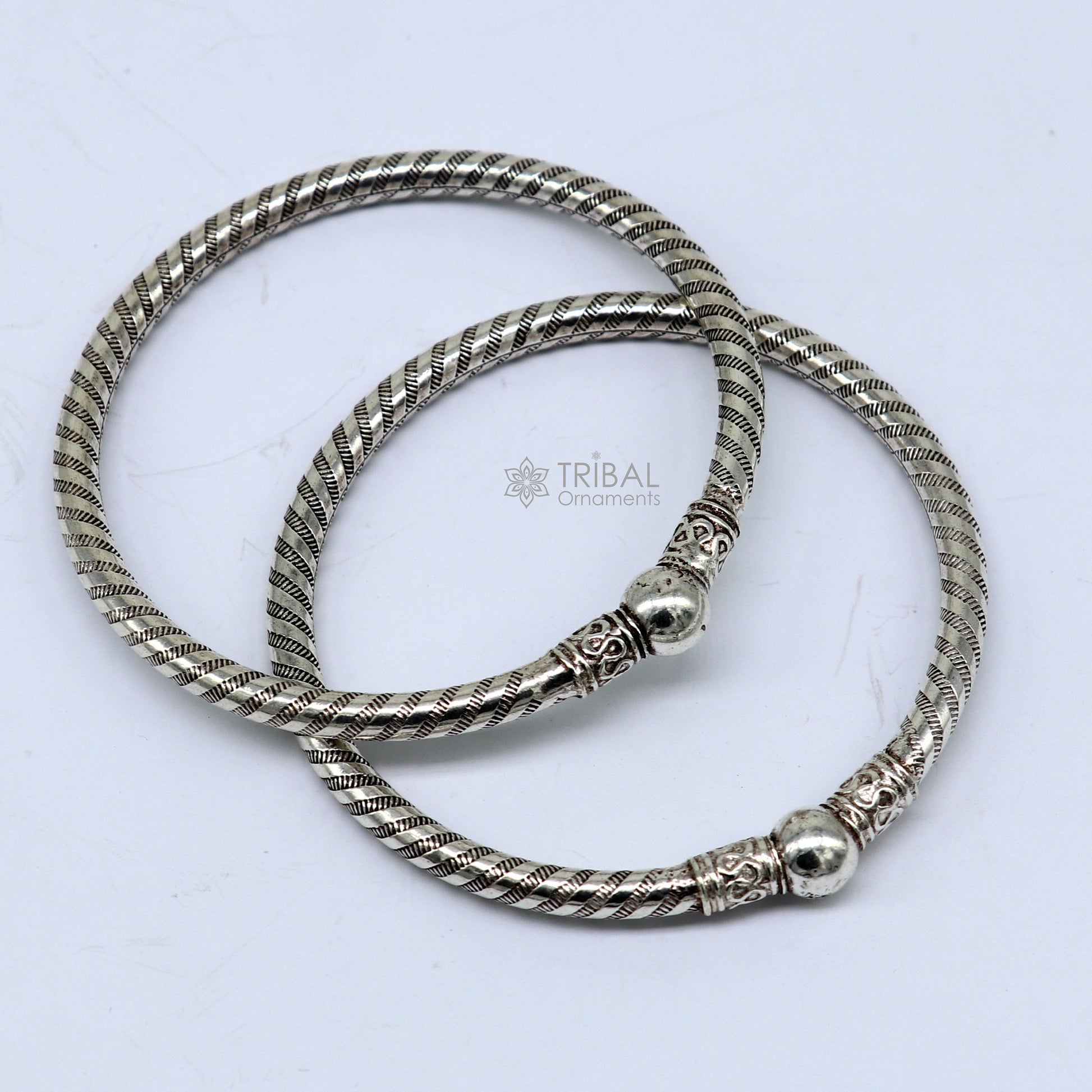 925 sterling silver handmade unique cultural design trendy kada bracelet for men's and girl's, best delicate Light weight jewelry nsk666 - TRIBAL ORNAMENTS