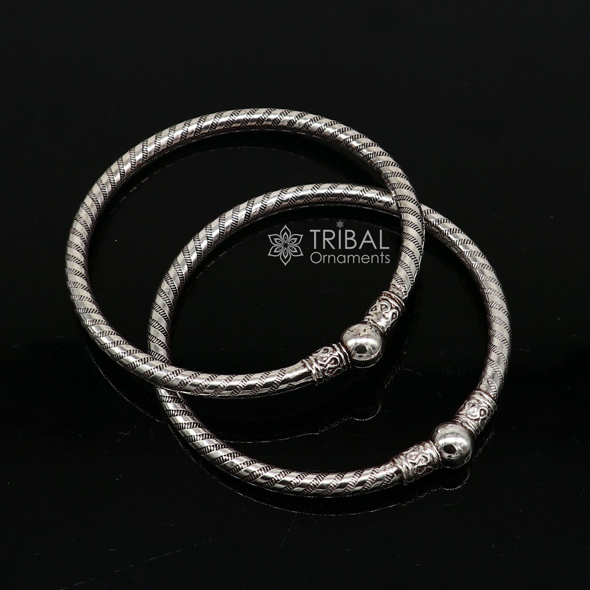 925 sterling silver handmade unique cultural design trendy kada bracelet for men's and girl's, best delicate Light weight jewelry nsk666 - TRIBAL ORNAMENTS
