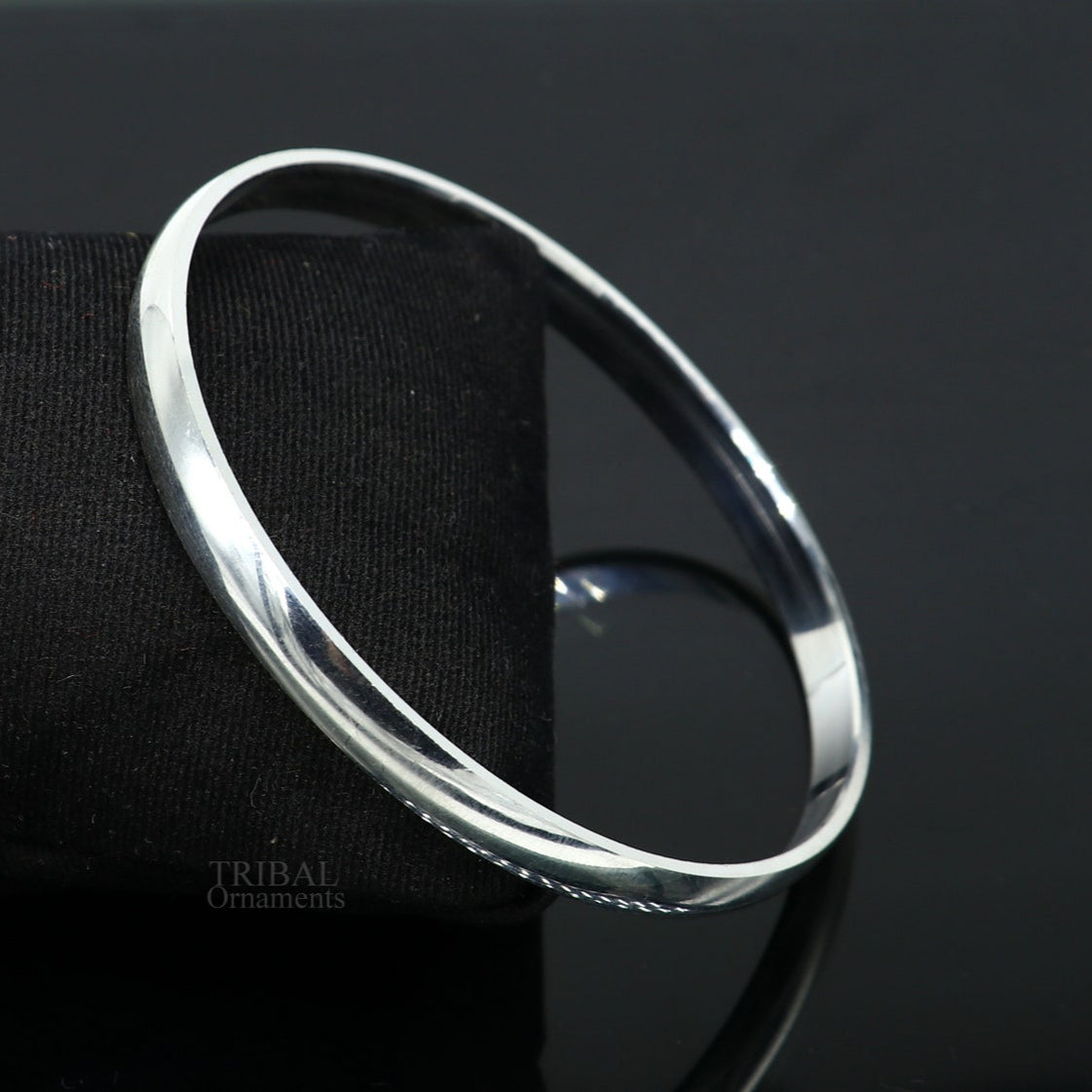 Solid 925 sterling silver handmade punjabi sikha bangle bracelet kada, all sized men's or girl's bangle kada daily use jewelry nsk431 - TRIBAL ORNAMENTS