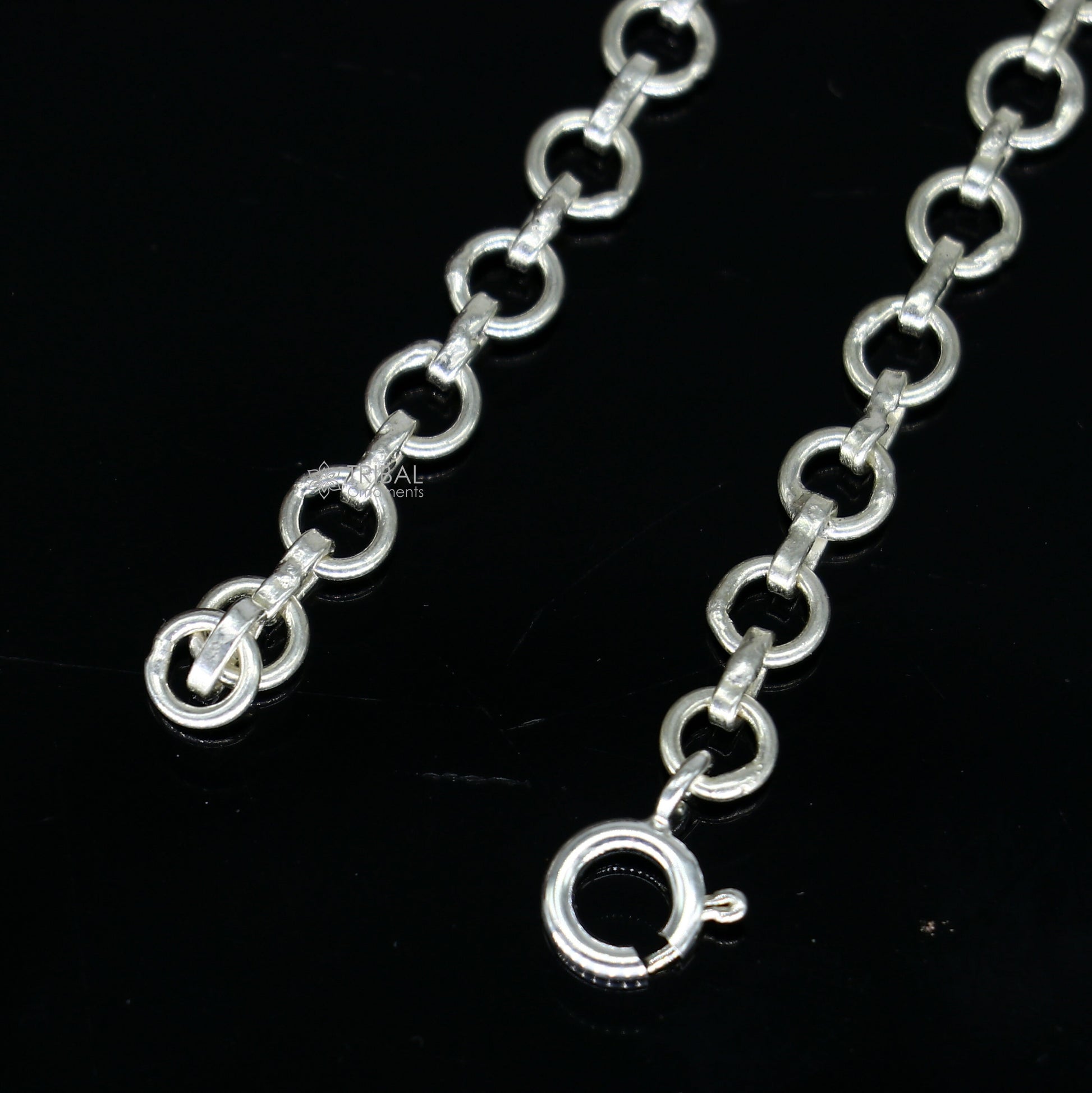 2" to 30" 925 sterling silver multipurpose 5mm extended links or jump ring for increasing length of jewelry,or use directly as jewelry ch565 - TRIBAL ORNAMENTS