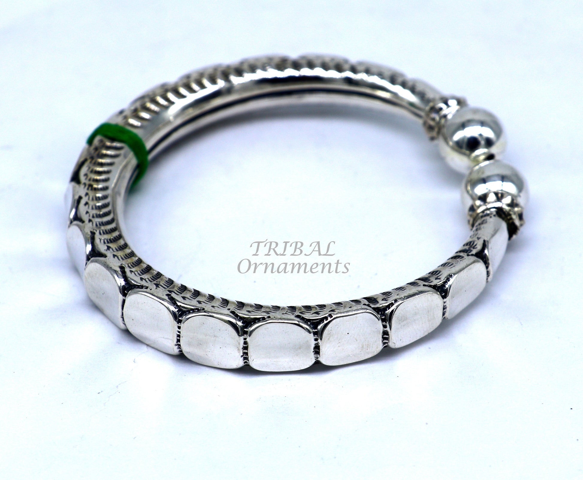 925 sterling silver handmade gorgeous customized work bangle bracelet kada, vintage antique design stylish bangle unisex jewelry nsk493 - TRIBAL ORNAMENTS