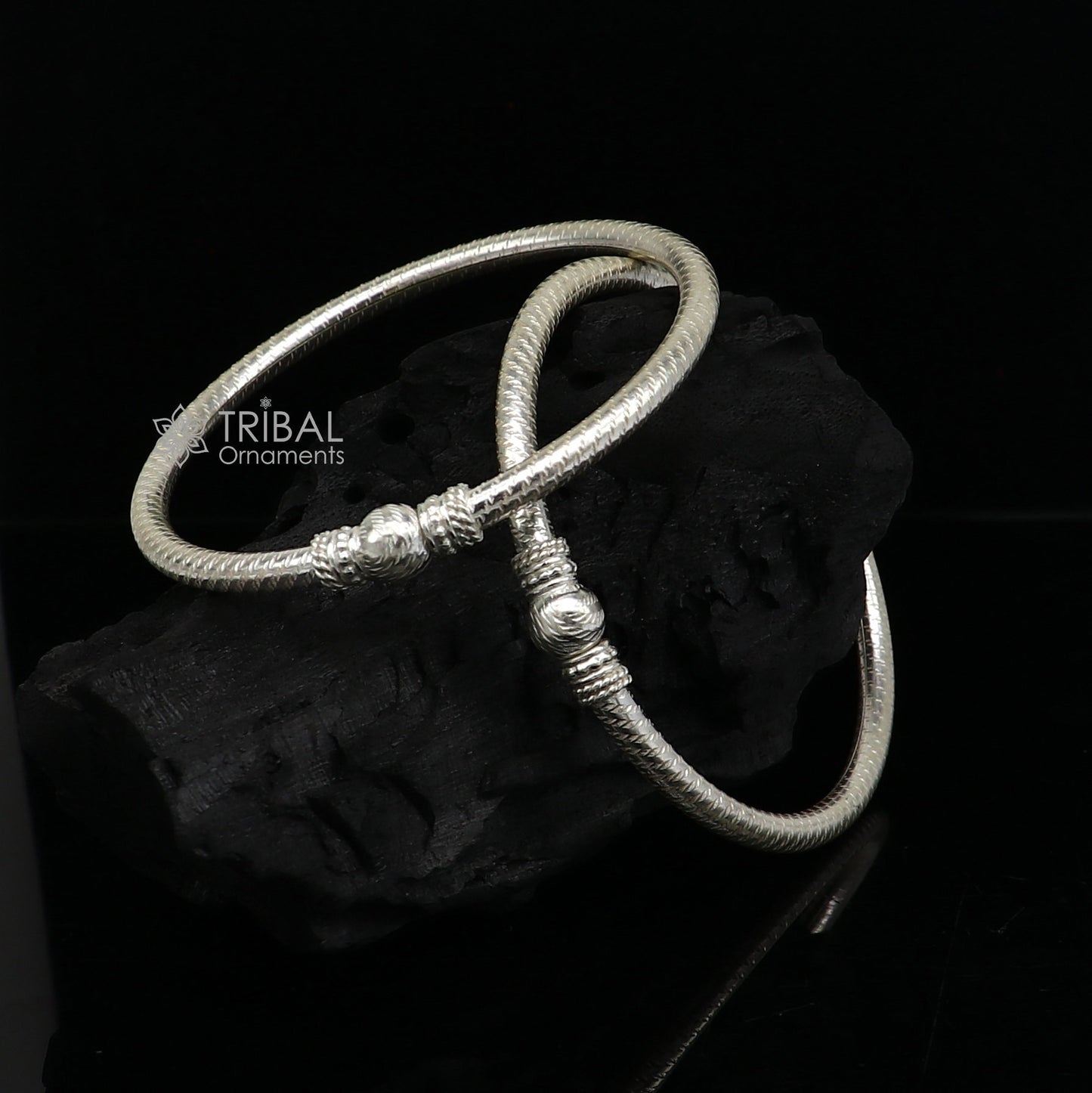 Amazing design Sterling silver bangle bracelet kangan chudi, excellent customized design bangle kada gift tribal kada jewelry nba412 - TRIBAL ORNAMENTS