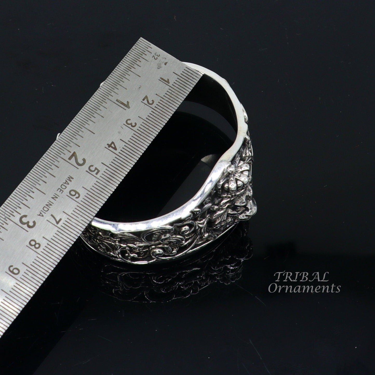 Lion cuff kada 925 sterling silver handmade amazing cuff bracelet Adjustable daily use tribal style jewelry unisex gift cuff99 - TRIBAL ORNAMENTS