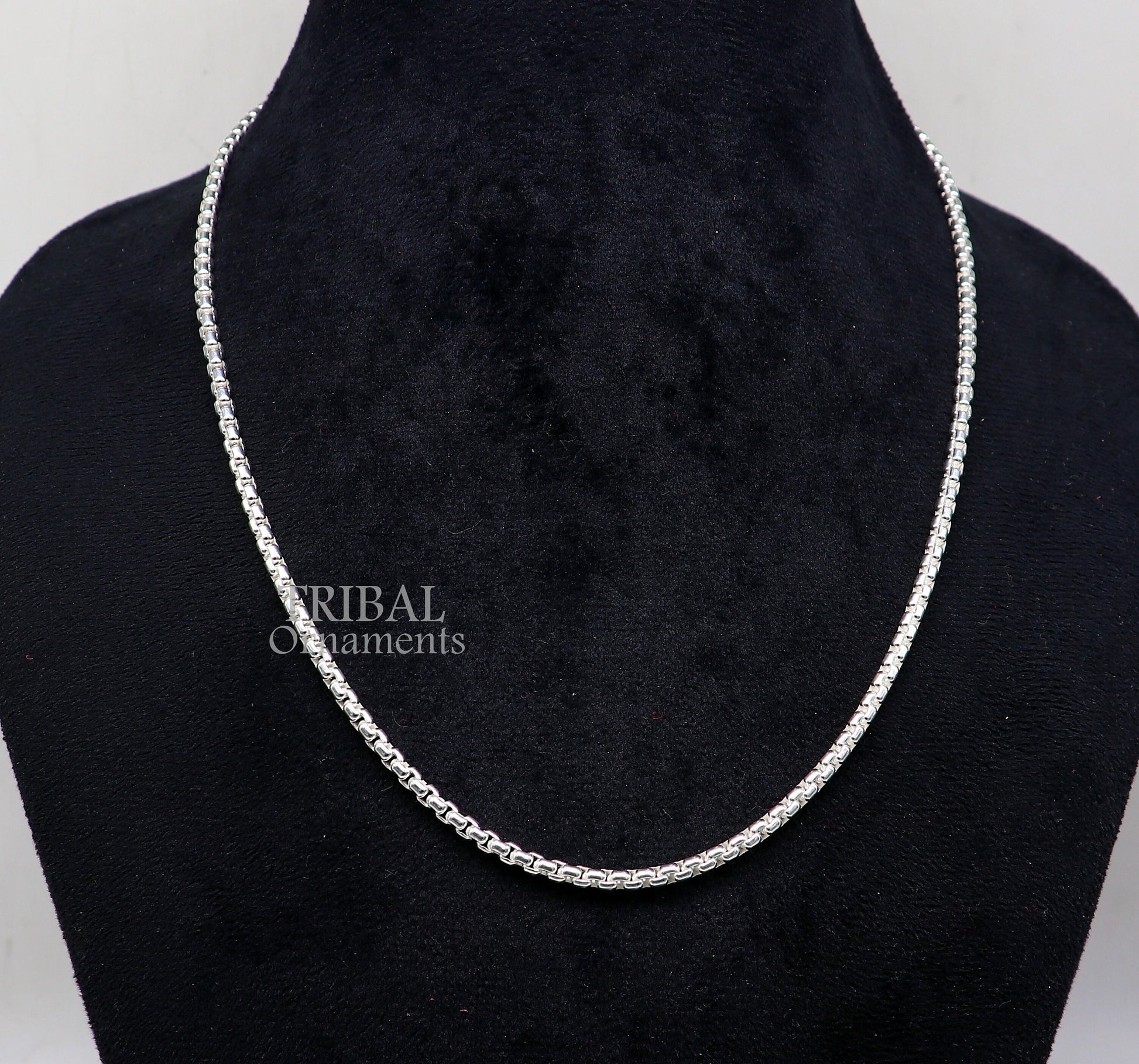 3mm 925 sterling silver handmade amazing stylish delicate solid Rolo high quality chains necklace, best gifting unisex necklace chain ch223 - TRIBAL ORNAMENTS