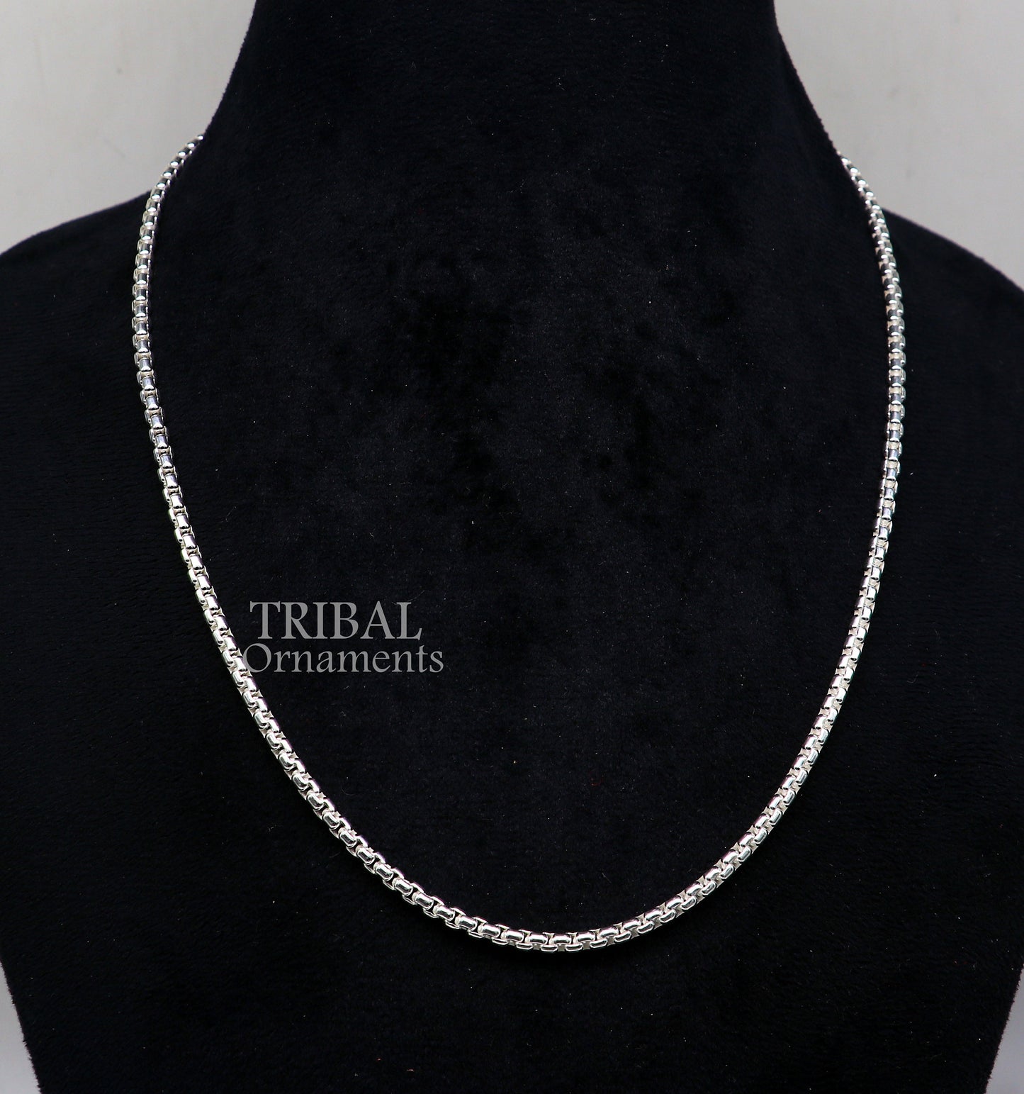 3mm 925 sterling silver handmade amazing stylish delicate solid Rolo high quality chains necklace, best gifting unisex necklace chain ch223 - TRIBAL ORNAMENTS