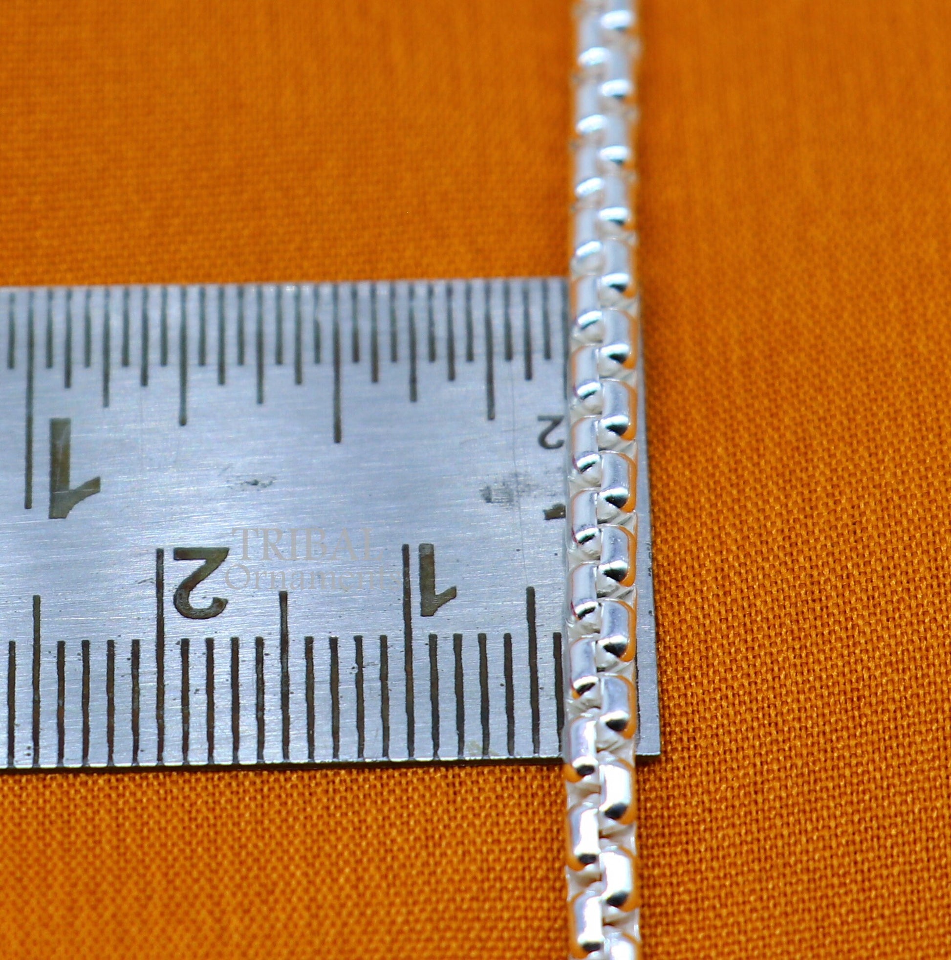 3mm 925 sterling silver handmade amazing stylish delicate solid Rolo high quality chains necklace, best gifting unisex necklace chain ch223 - TRIBAL ORNAMENTS